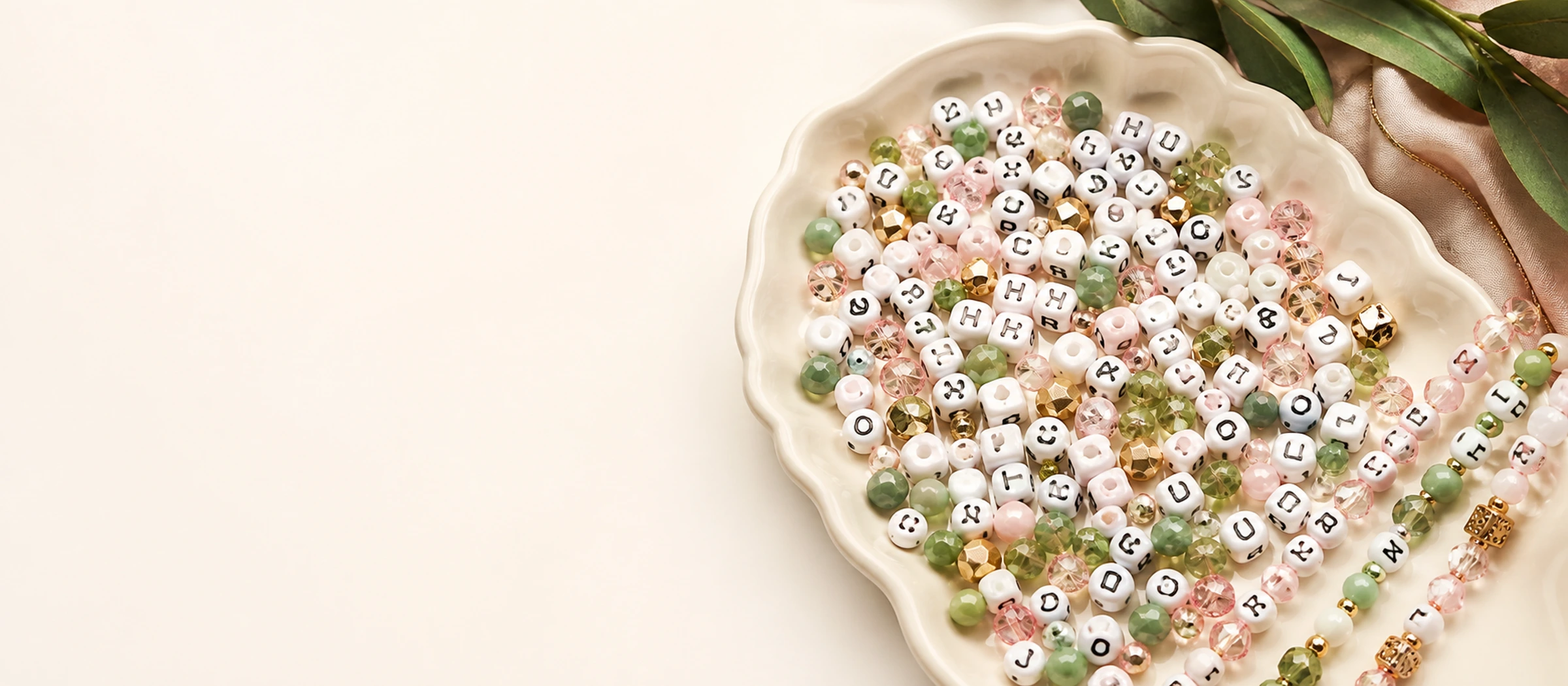 Personalized Acrylic Charm Bracelet