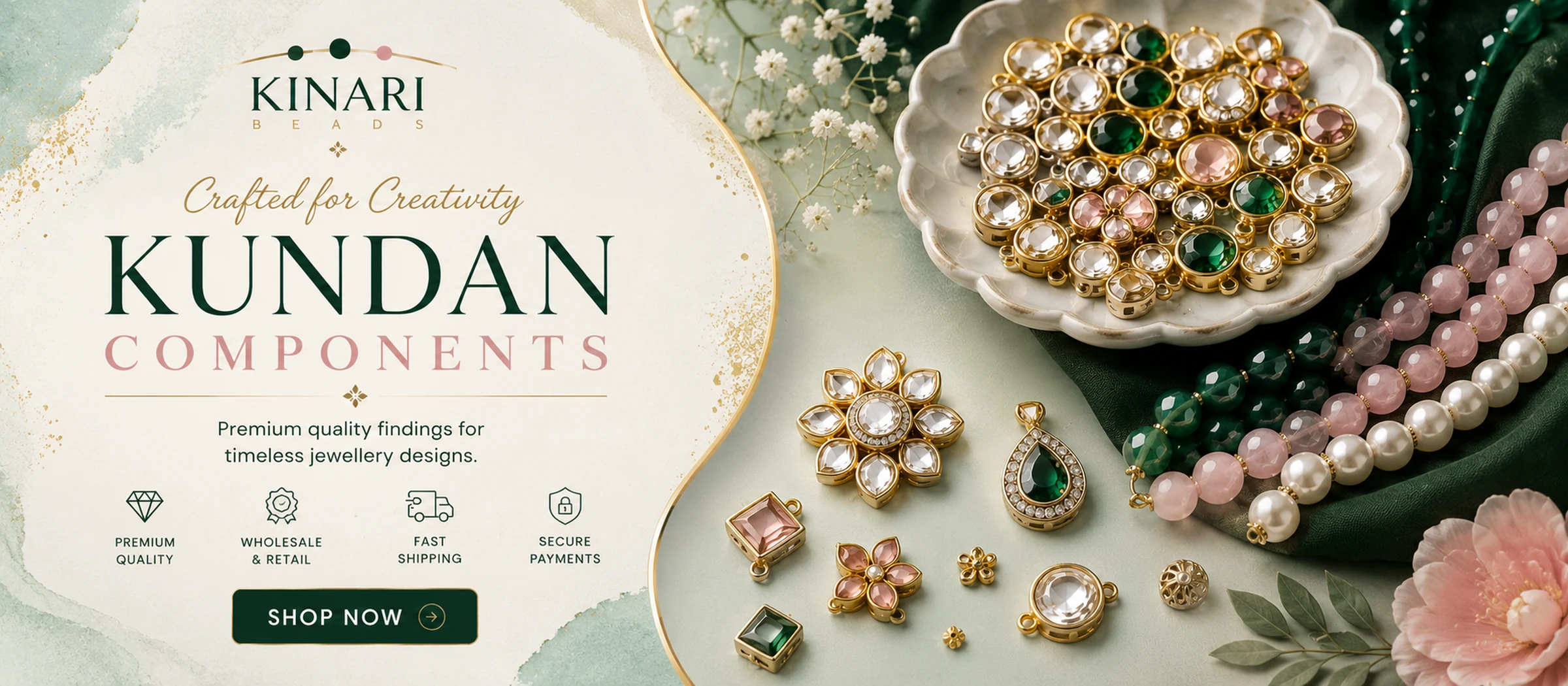 Kundan & Pearl Set
