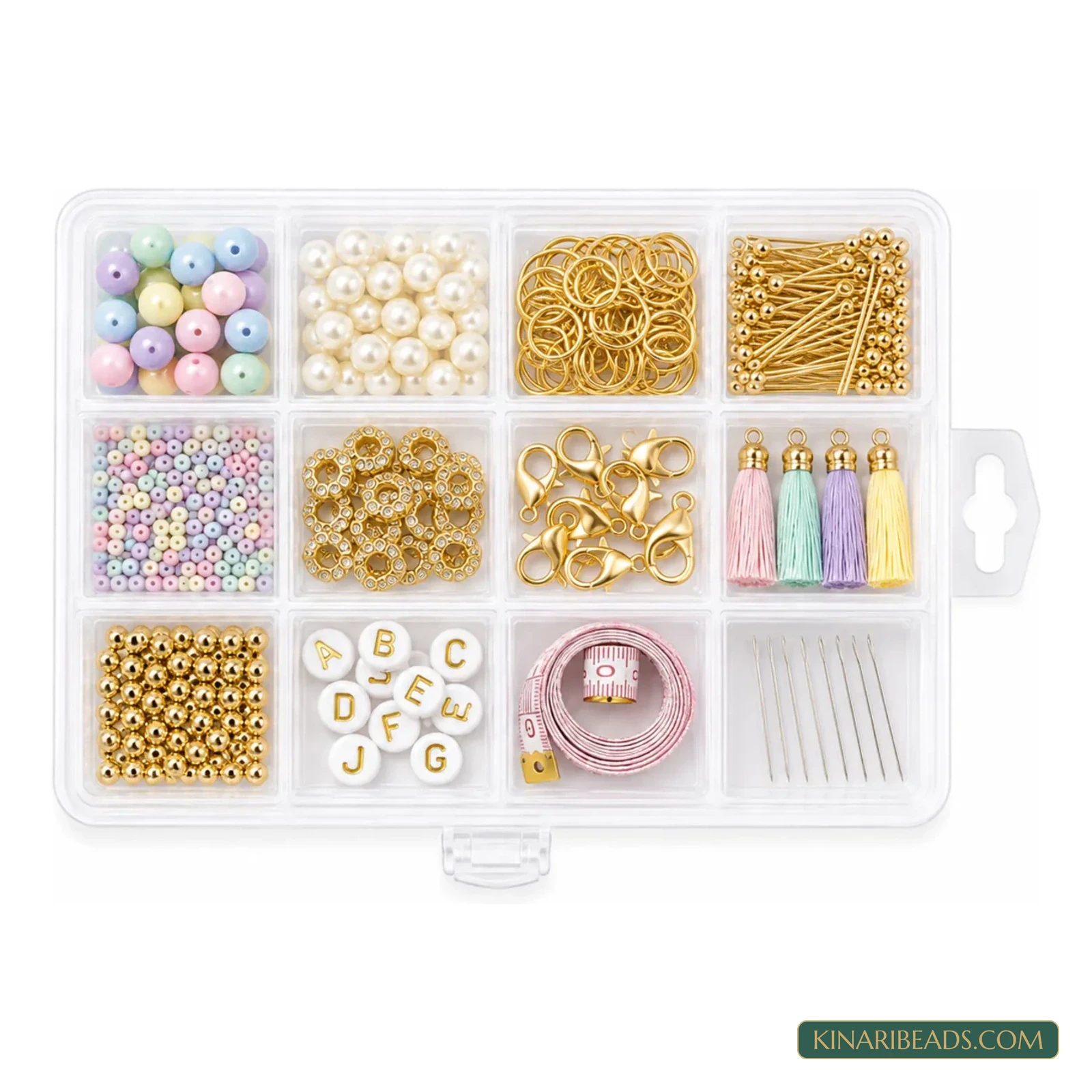 12 Compartment Beads & Jewellery Findings Organizer Box - Pack of 5 product image