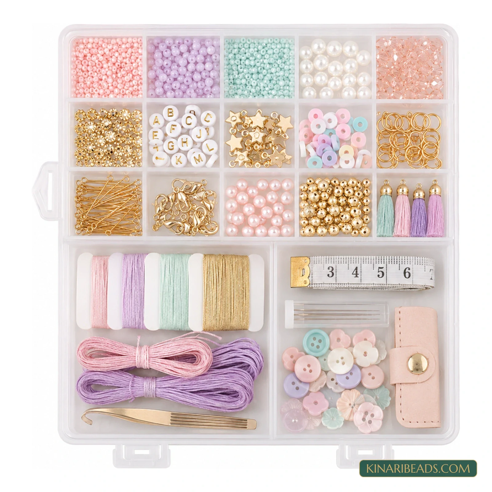 17 Compartment Beads & Jewellery Findings Organizer Box - Pack of 5 product image