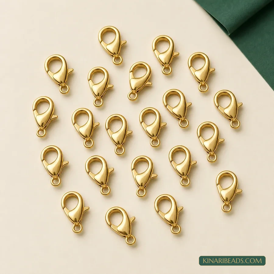 Lobster Claw Clasps – Gold Tone (20 pcs) product image