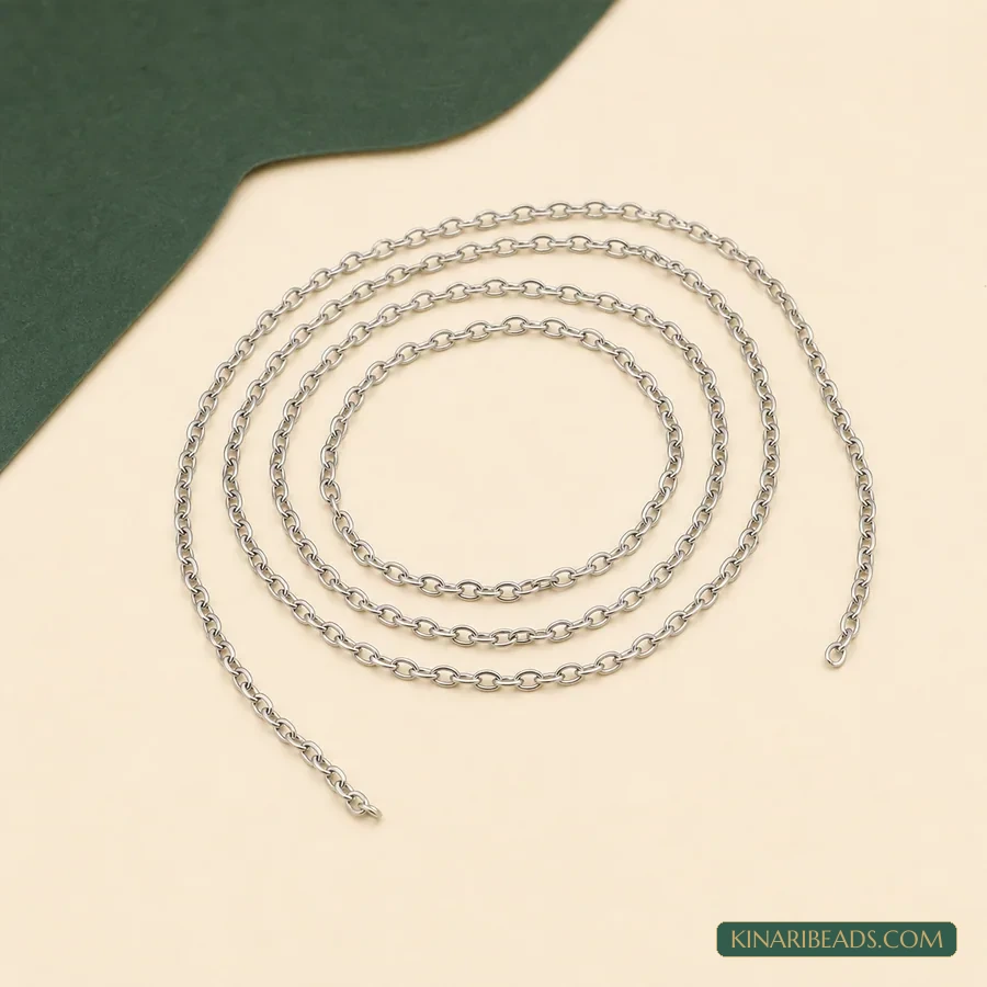 Stainless Steel Cable Chain – 1m