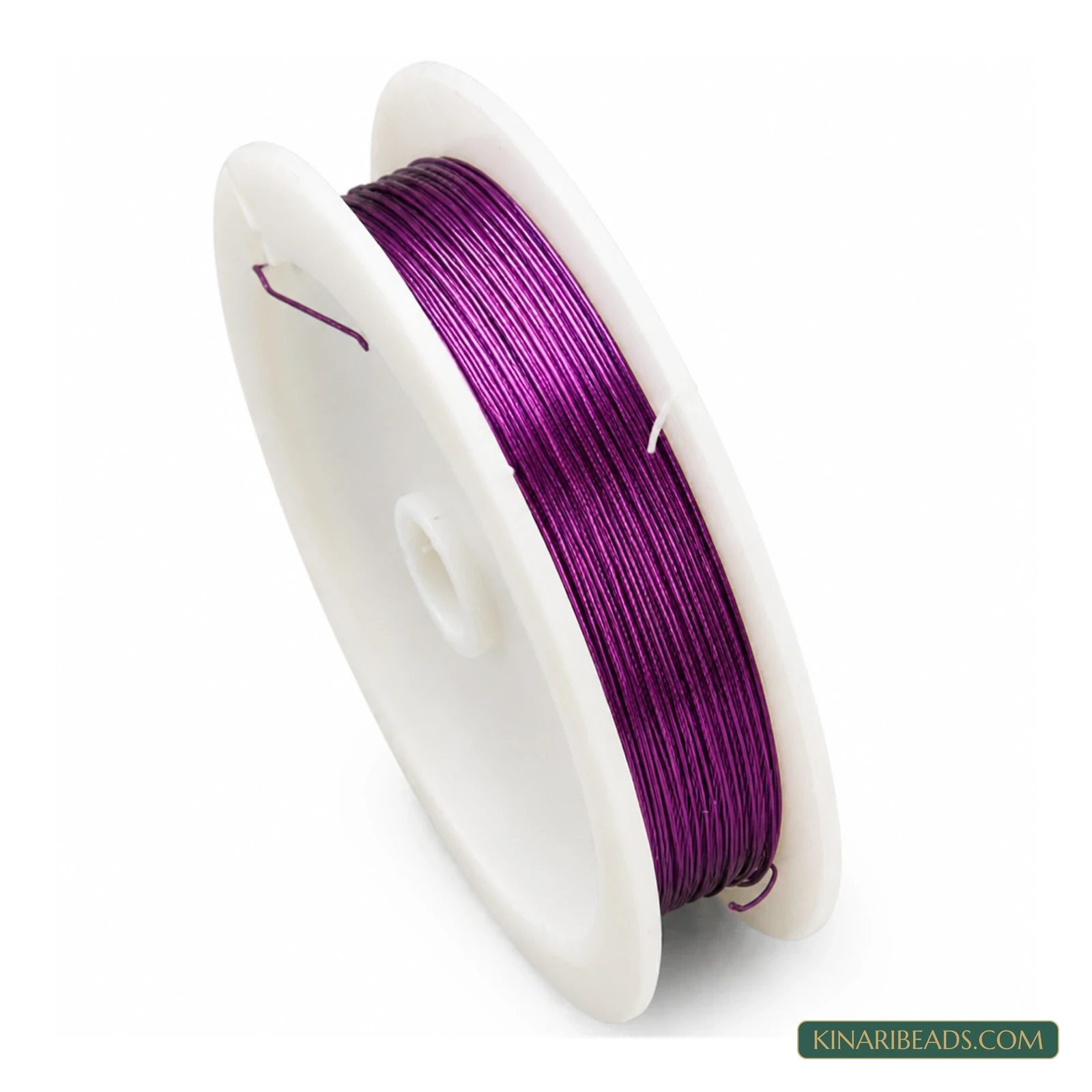 0.28mm Coloured Copper Jewellery Wire – 35m - Magenta colour