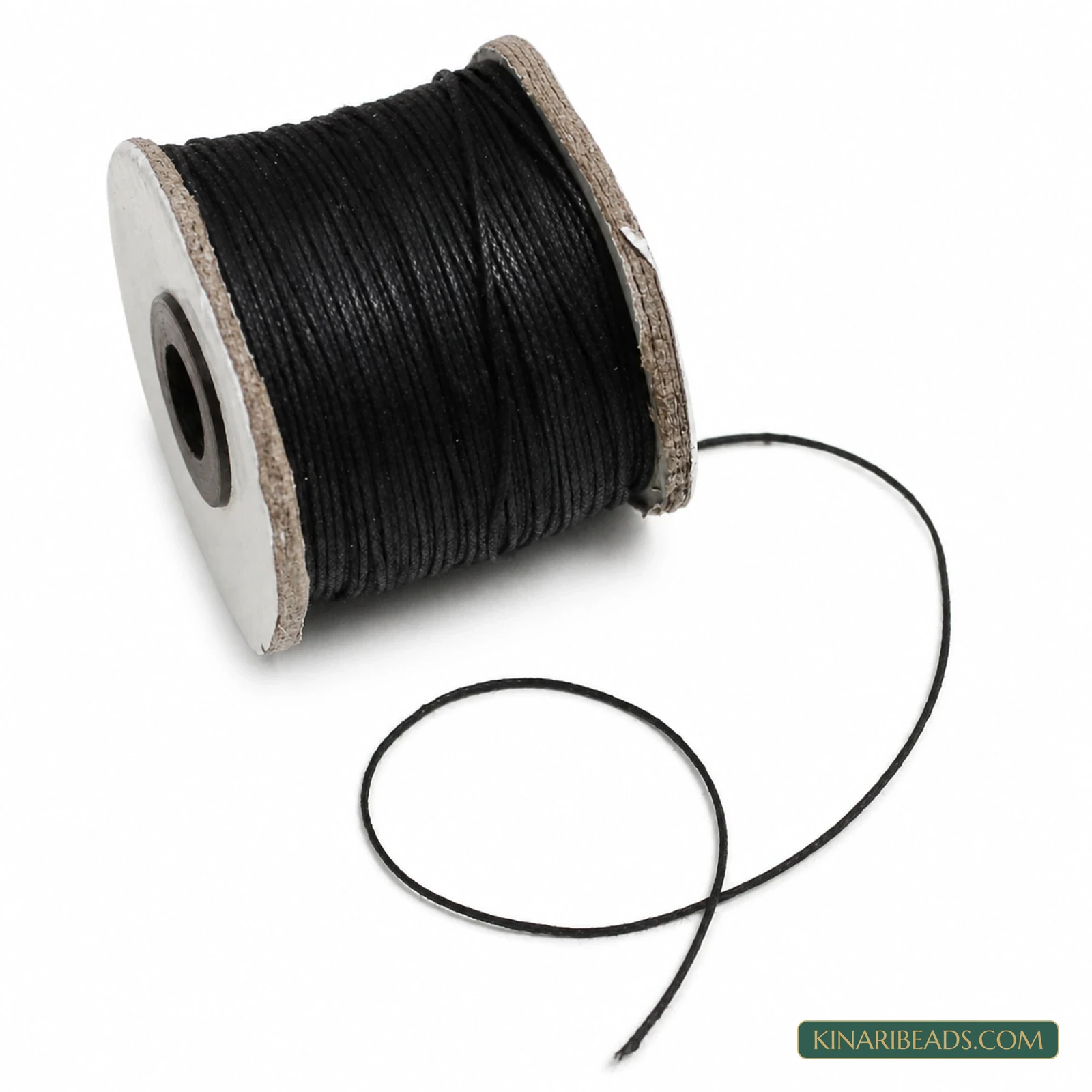 0.5mm Black Cotton Jewellery Cord – 100m