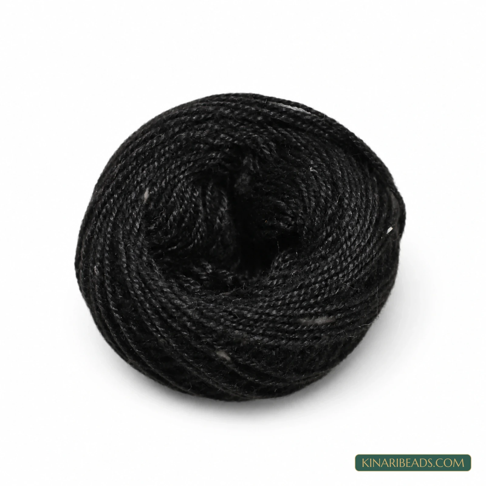 0.5mm Cotton Thread for Jewellery Making – 250m - Black colour