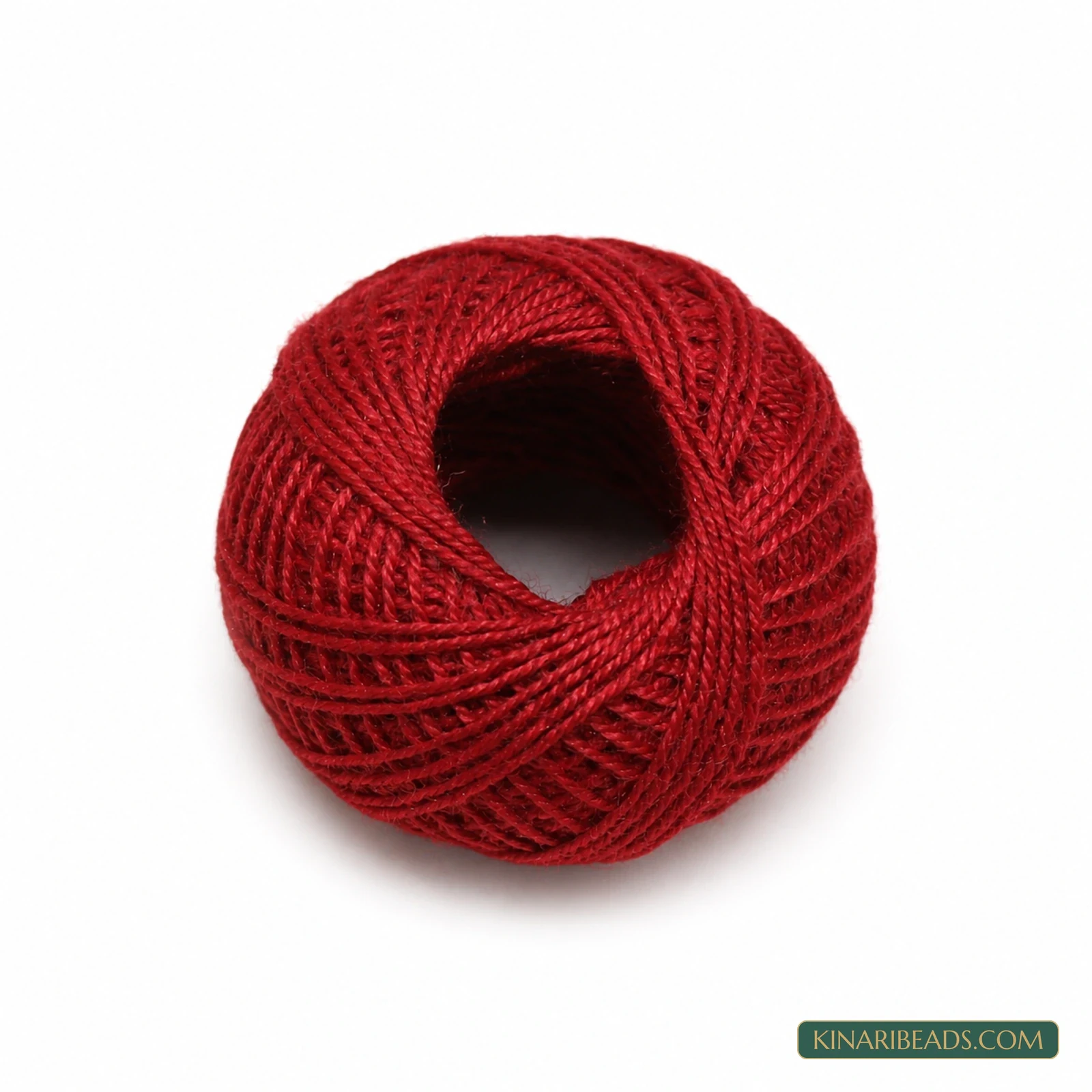 0.5mm Cotton Thread for Jewellery Making – 250m - Maroon colour