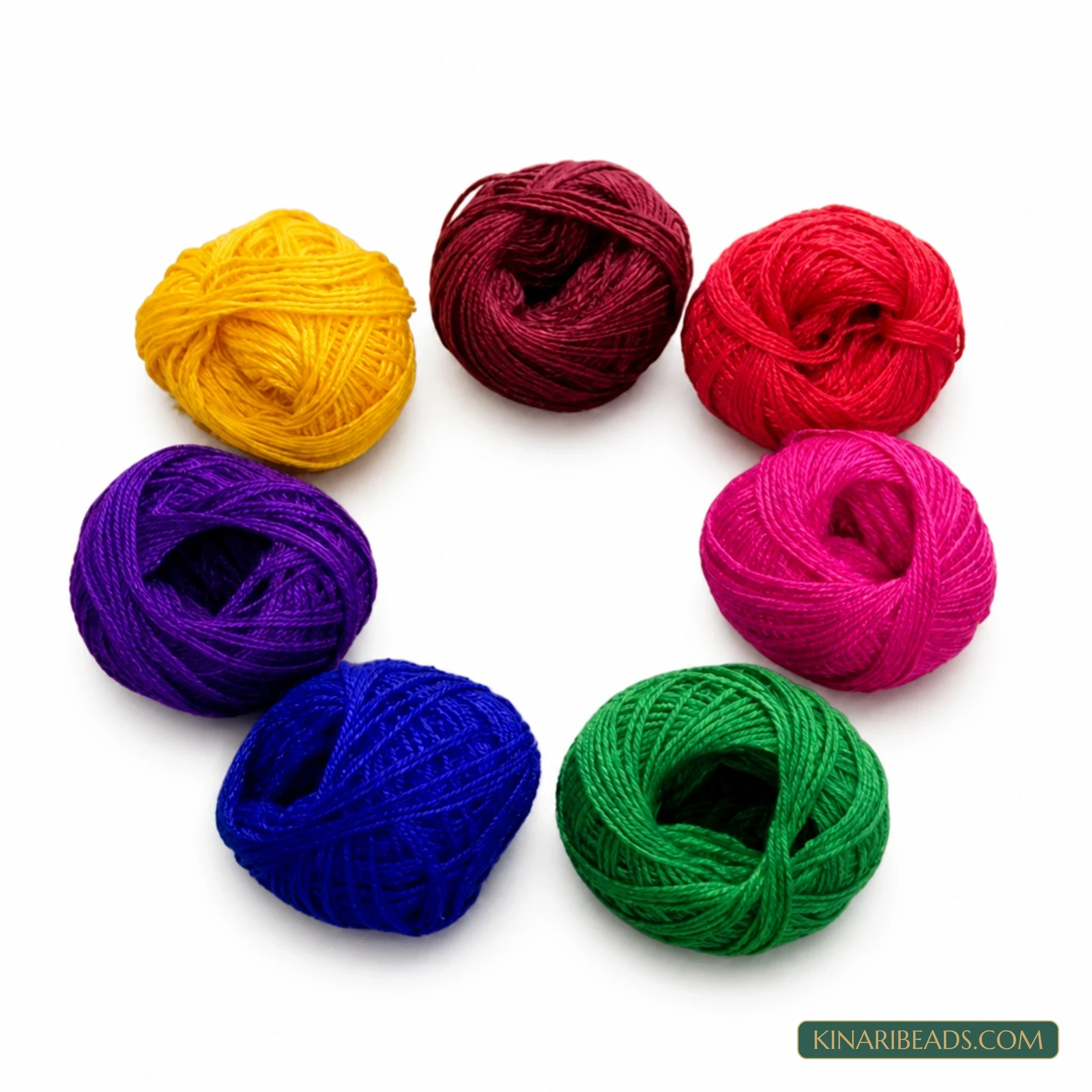 0.5mm Multicolour Cotton Craft Thread Combo – 400m
