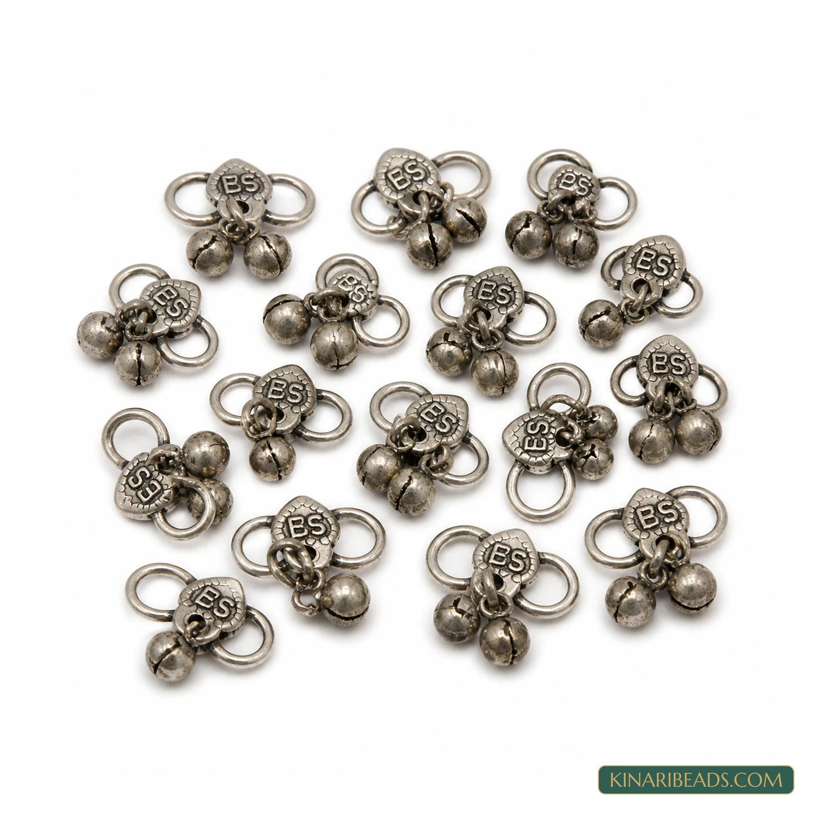 11x16mm German Silver-Tone S-Hook Jewellery Closures – 20 Pcs