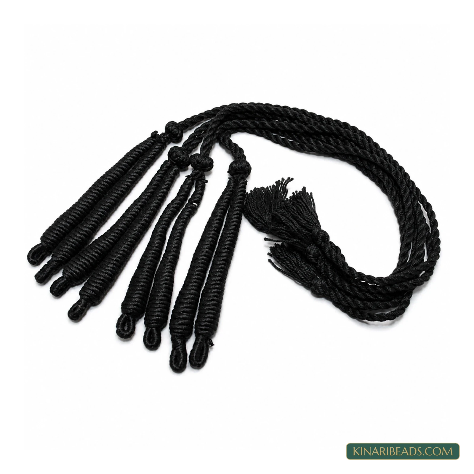 15-Inch Thread Necklace Dori – Pack of 4 - Black colour