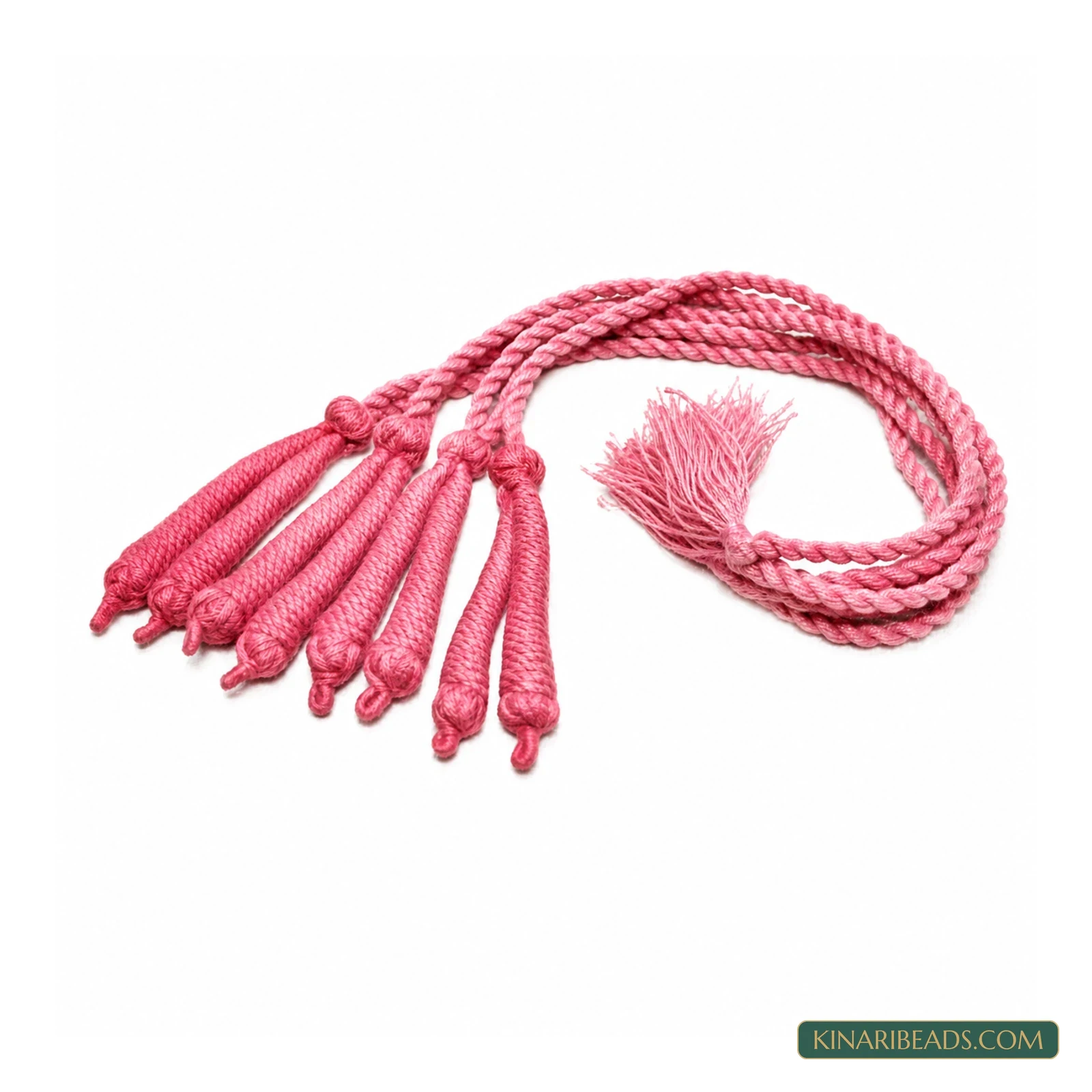 15-Inch Thread Necklace Dori – Pack of 4 - Pink colour