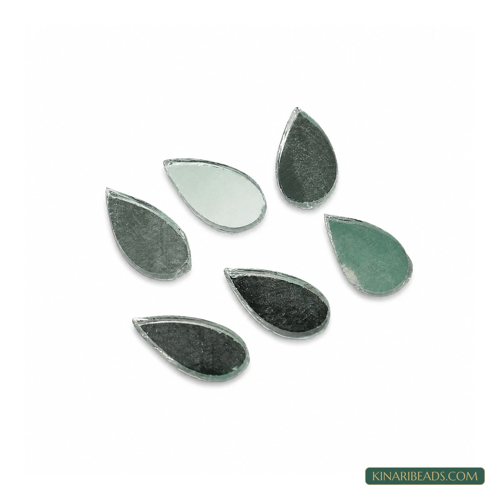 16×8mm Teardrop Glass Mirrors – 50g