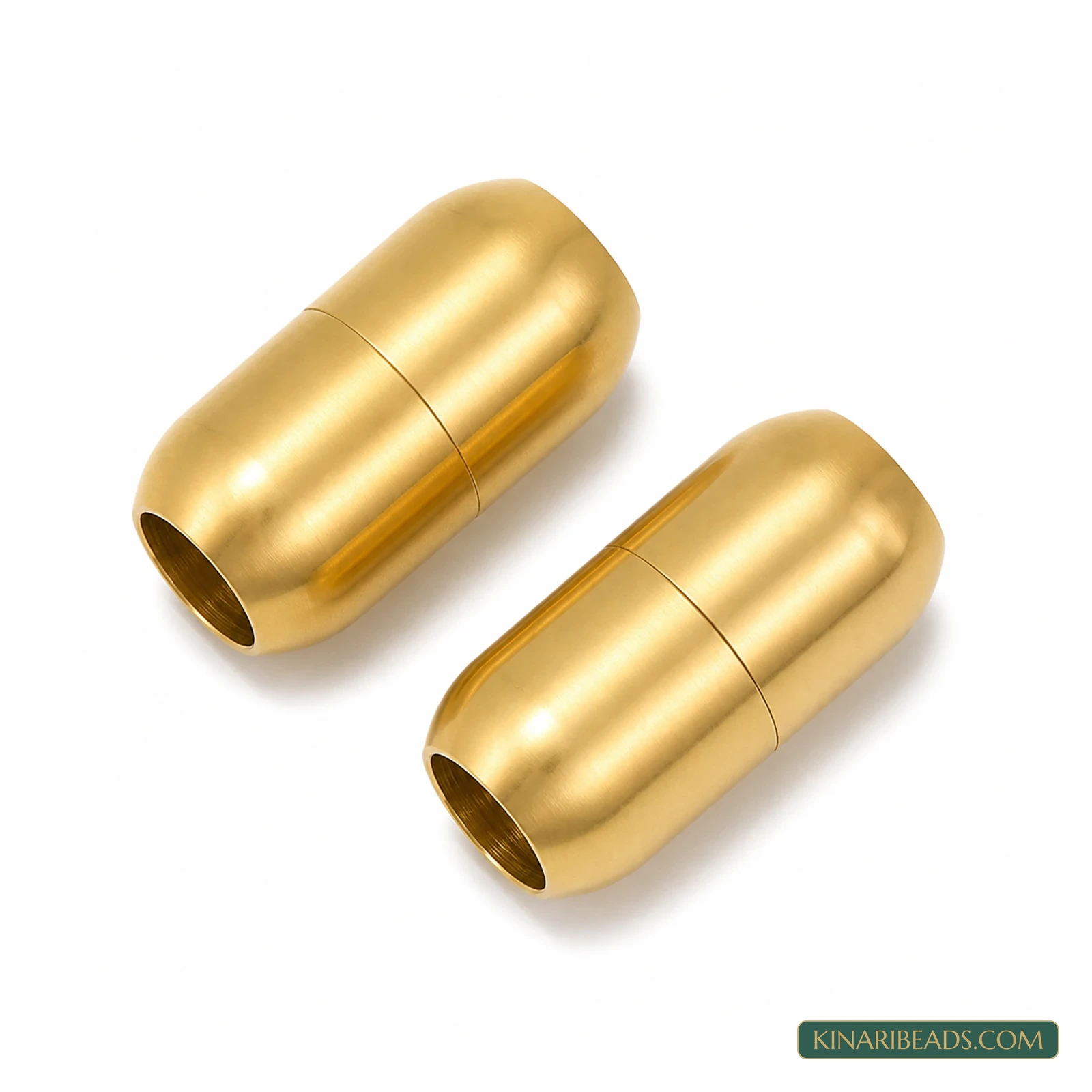 19X9mm Mesmerize Bracelet Magnetic Jewellery Clasp Connectors Connector – 2 Pcs - Golden colour
