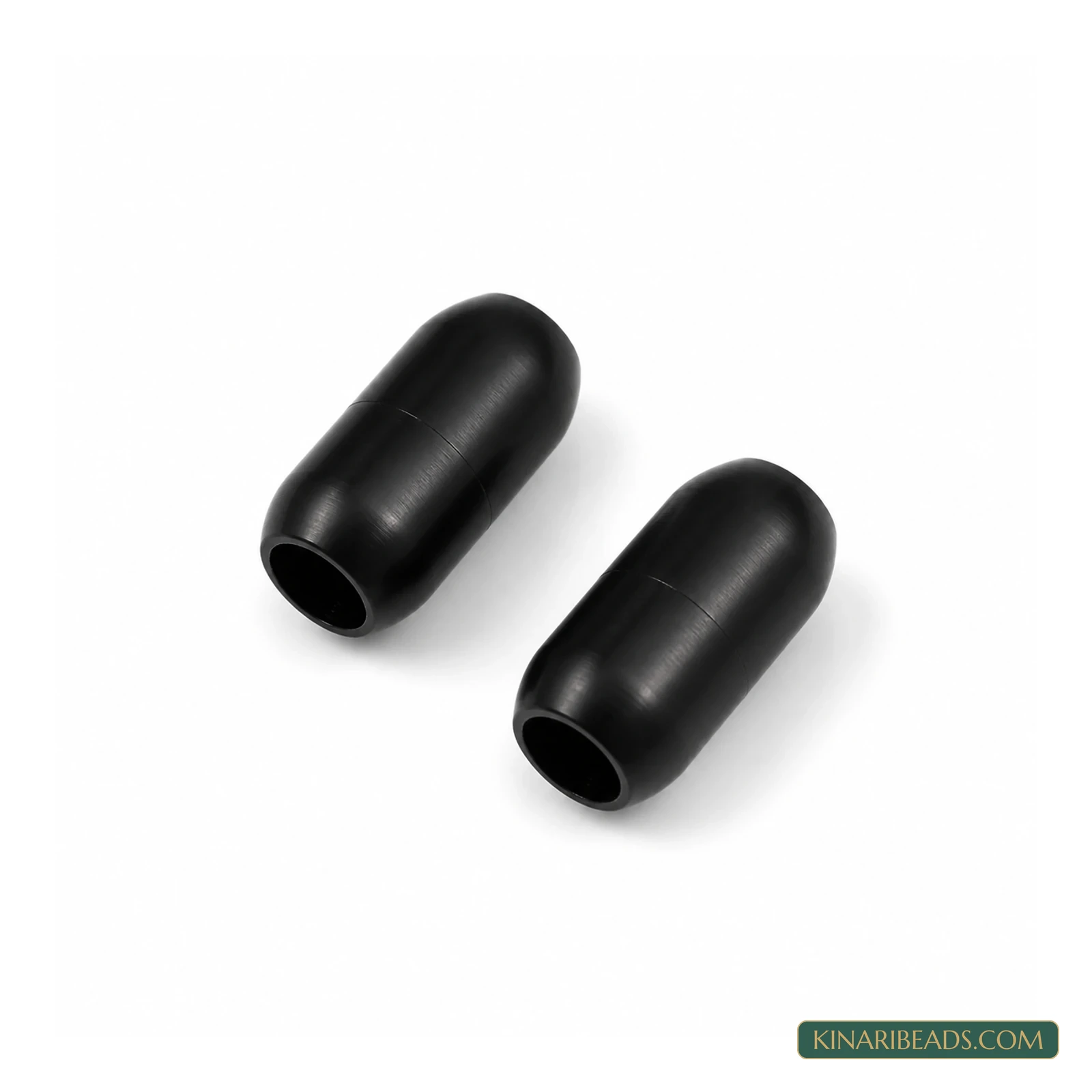 19X9mm Mesmerize Bracelet Magnetic Jewellery Clasp Connectors Connector – 2 Pcs - Black colour