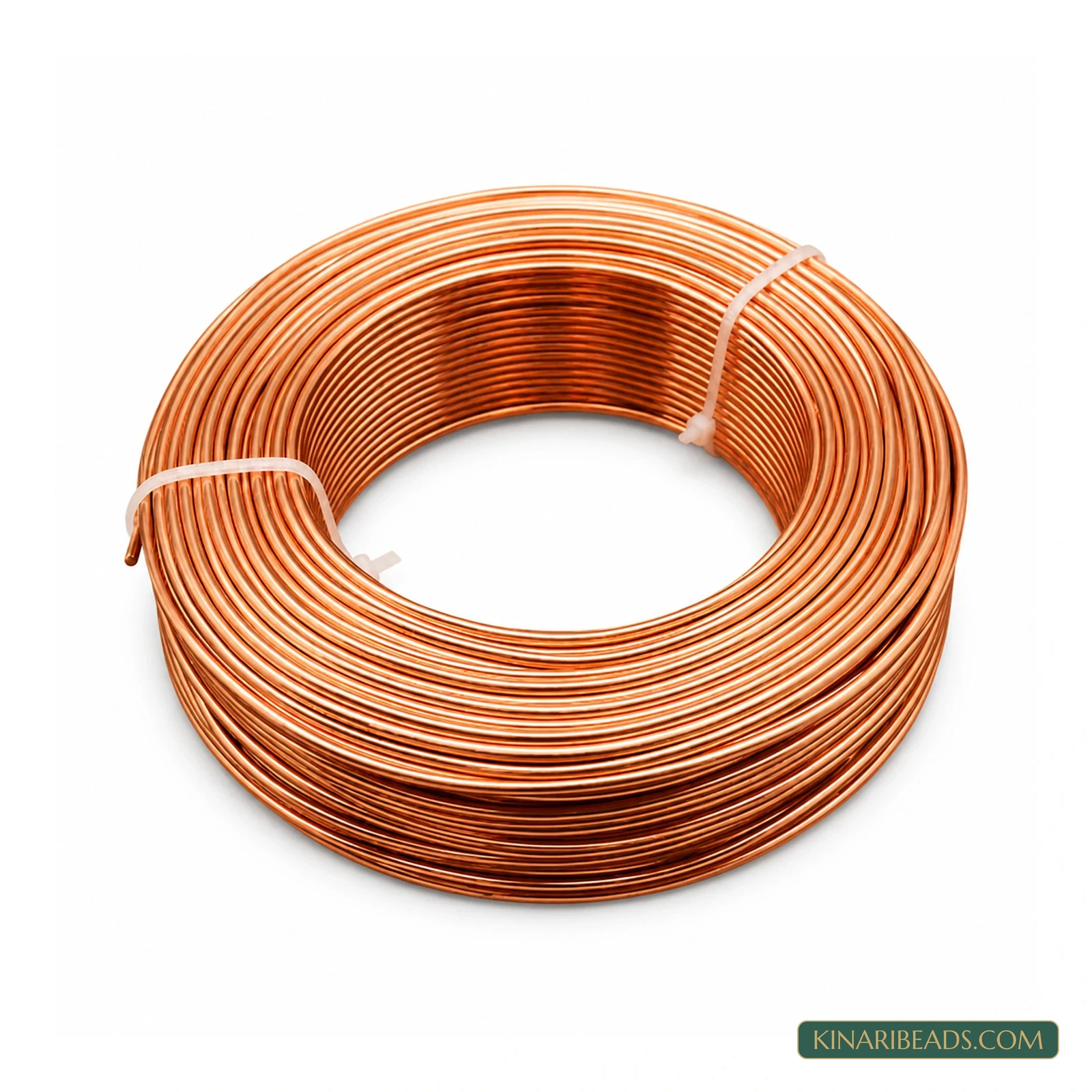 1mm Coloured Aluminium Jewellery Wire – 10m - Copper colour