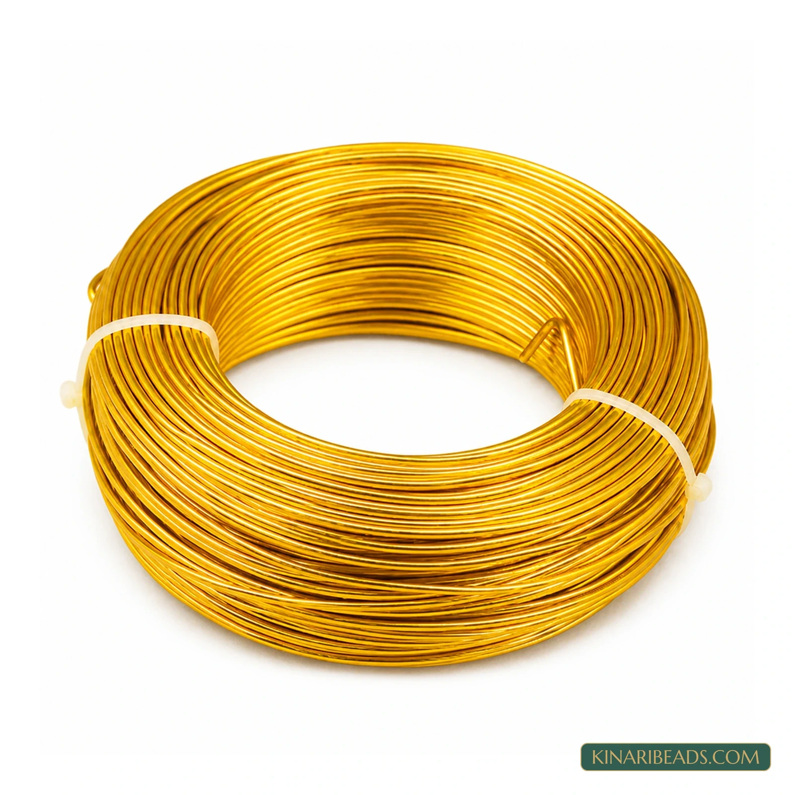 1mm Coloured Aluminium Jewellery Wire – 10m - Golden colour