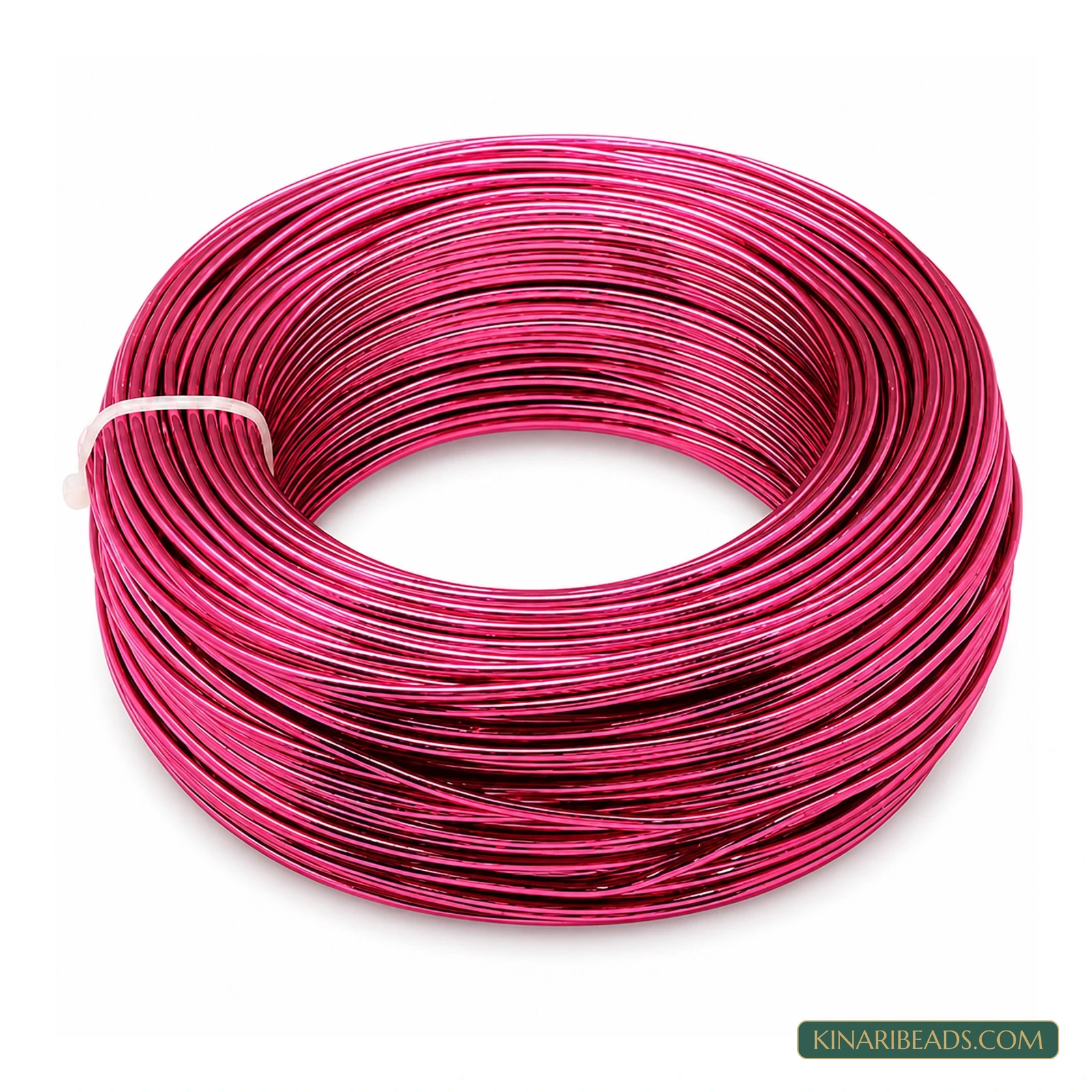 1mm Coloured Aluminium Jewellery Wire – 10m - Pink colour