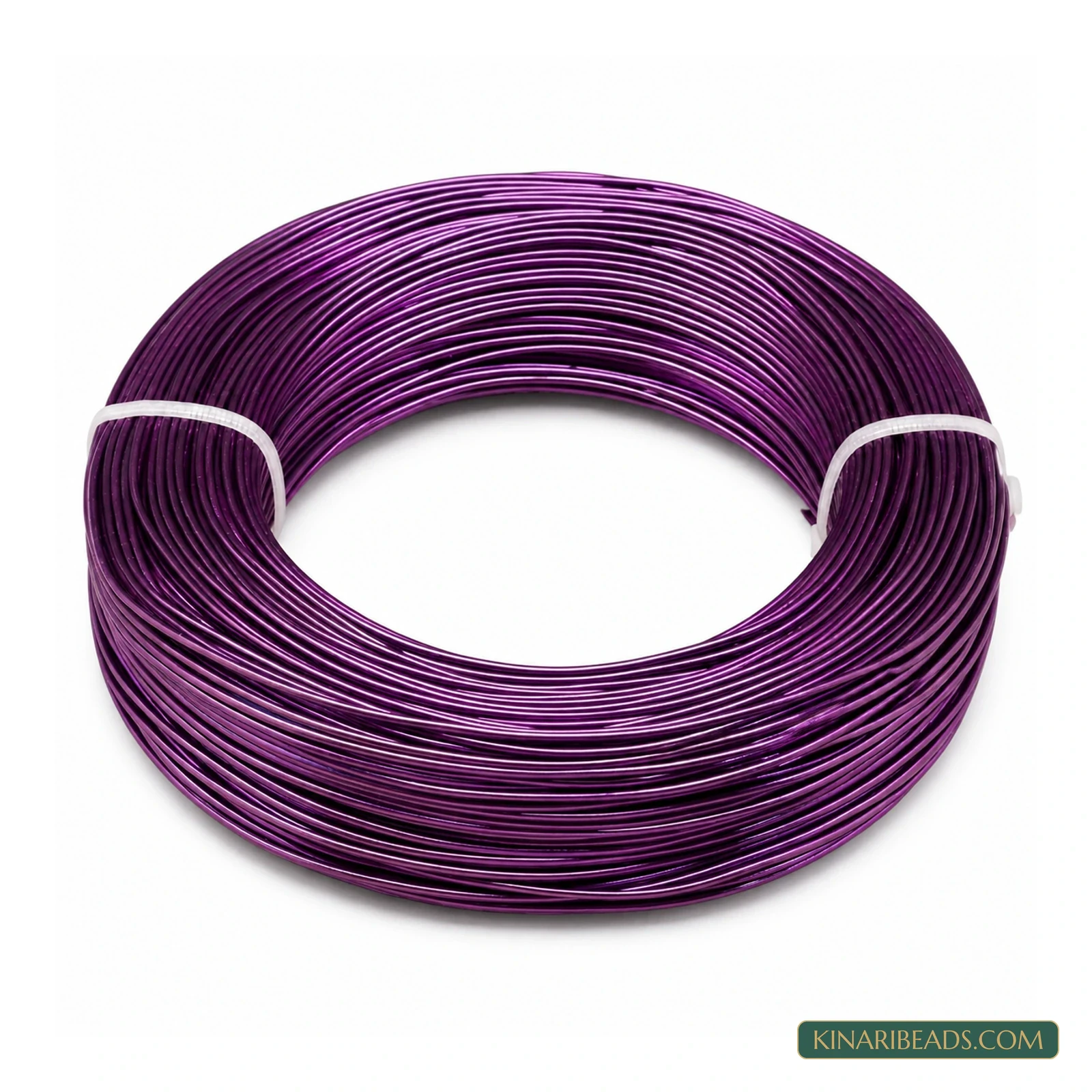 1mm Coloured Aluminium Jewellery Wire – 10m - Purple colour