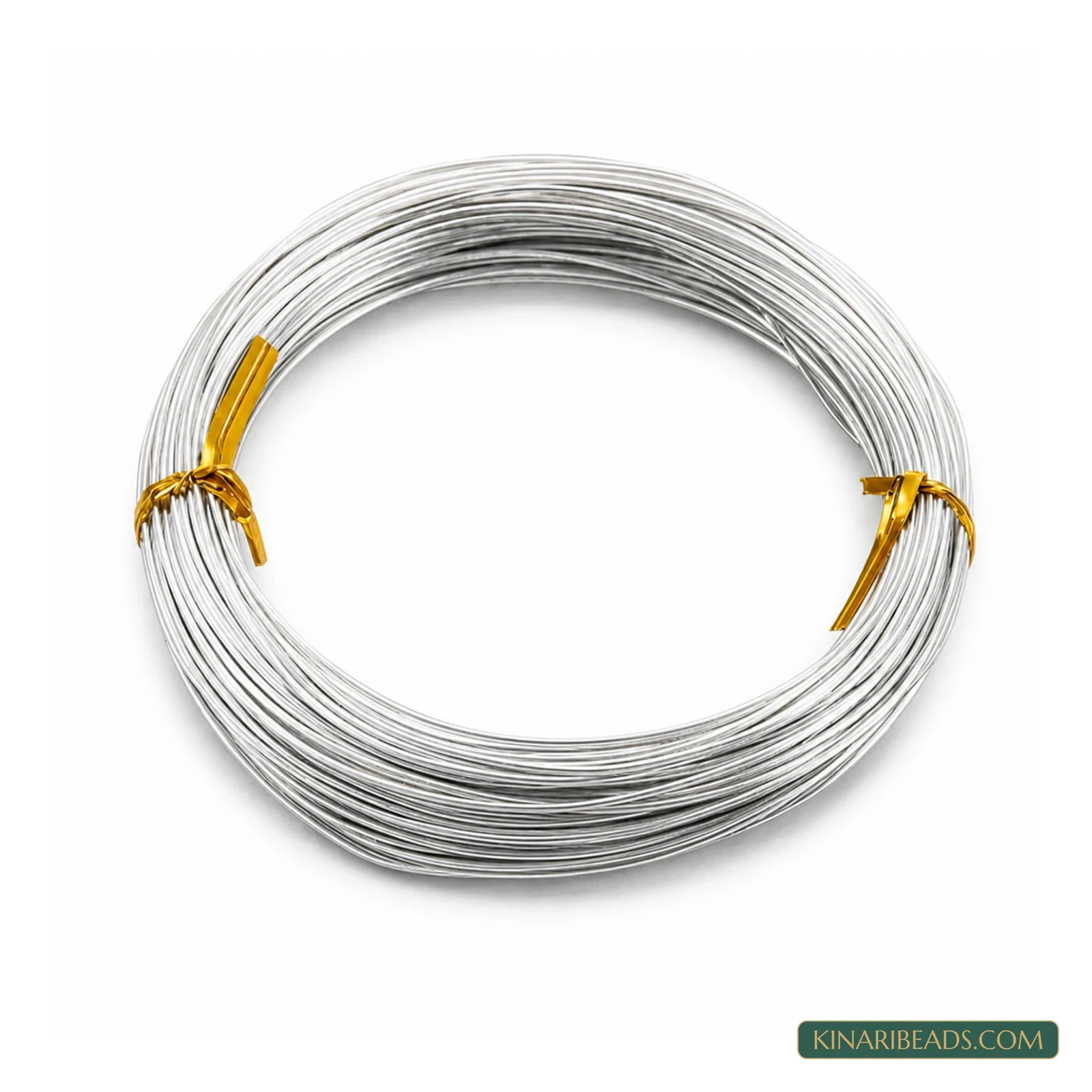 1mm Coloured Aluminium Jewellery Wire – 10m - Silver colour