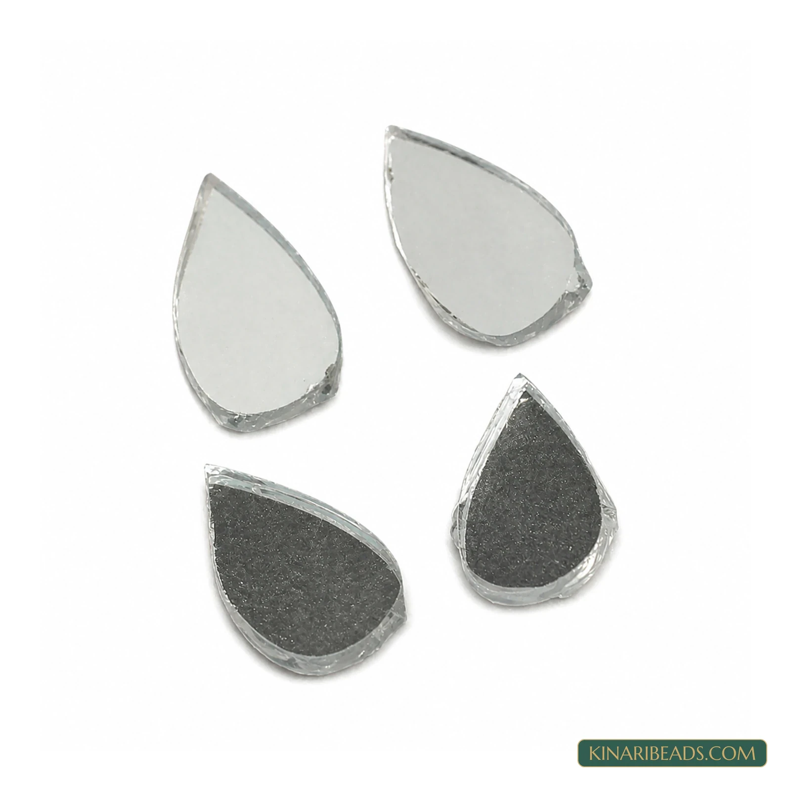 20×11mm Teardrop Glass Mirrors – 50g