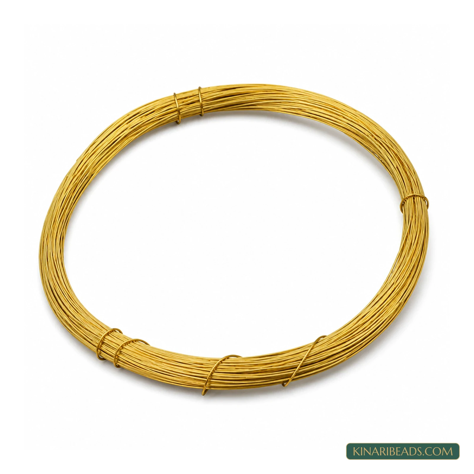22 Gauge Plated Brass Wire – 18m
