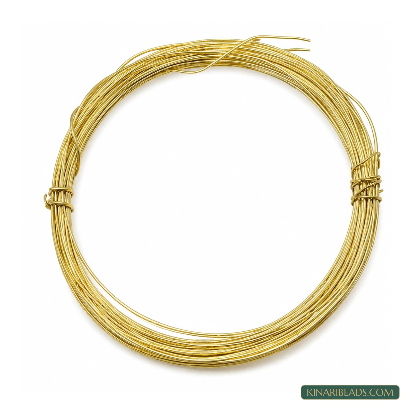 24 Gauge Plated Brass Wire – 0.55mm, 25m