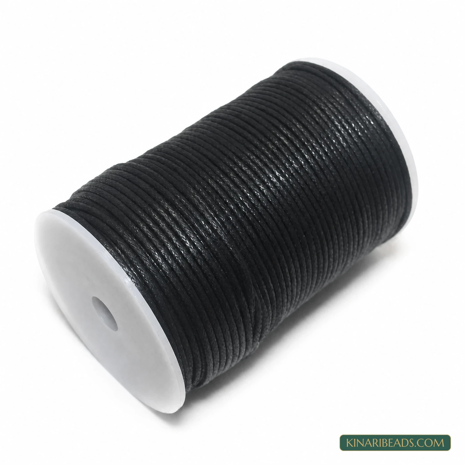 2mm Cotton Cord for Jewellery Making – 100m - Black colour