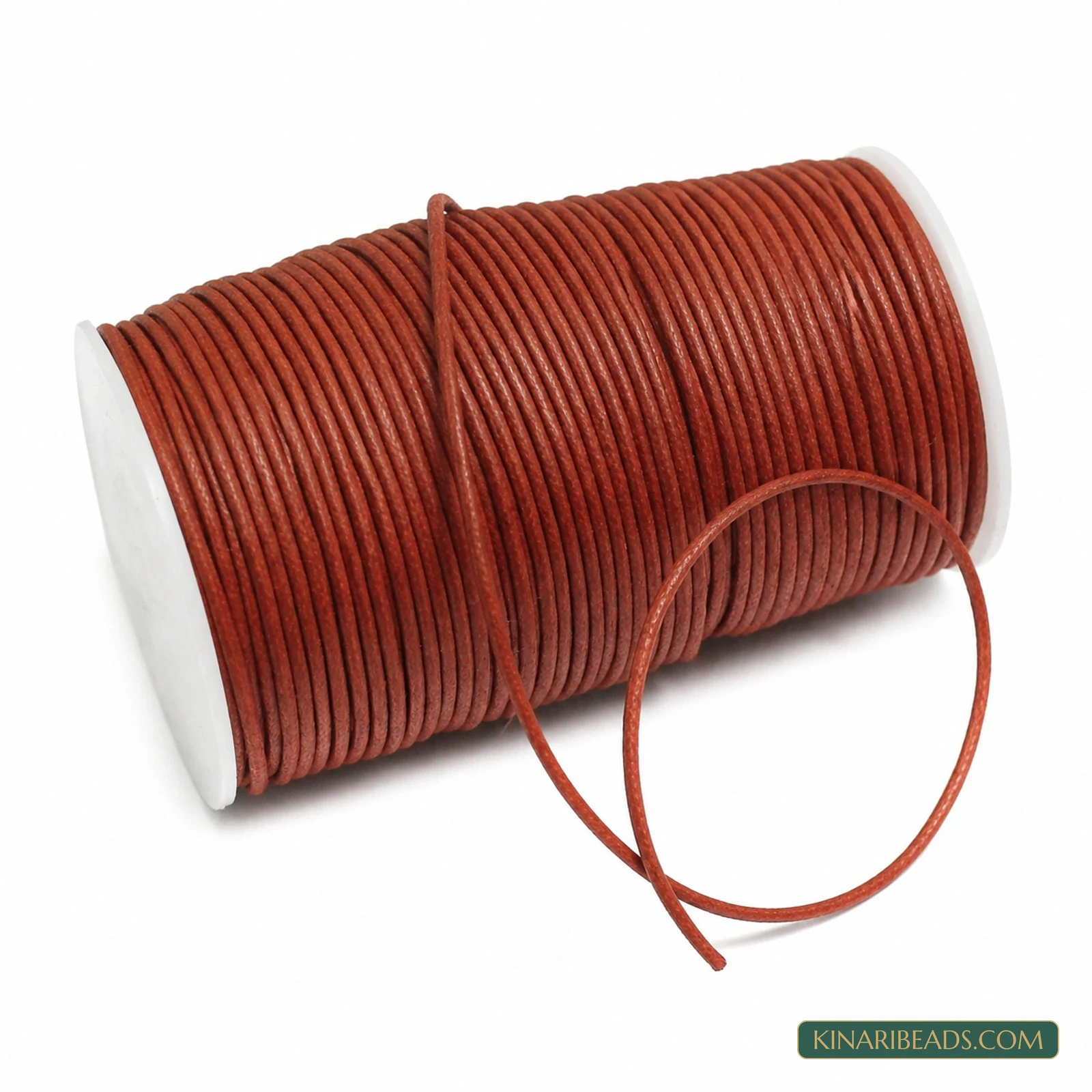2mm Cotton Cord for Jewellery Making – 100m - Cherry colour