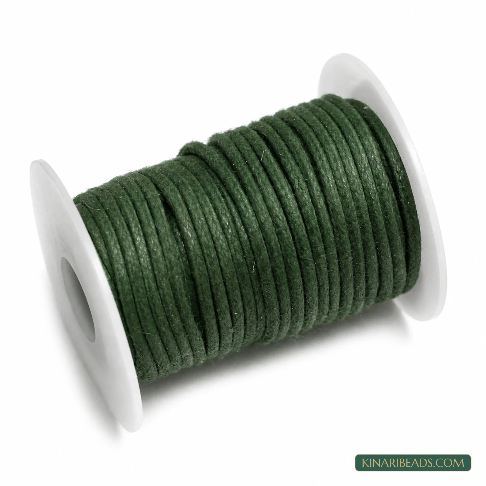 2mm Cotton Cord for Jewellery Making – 100m - Dark Green colour