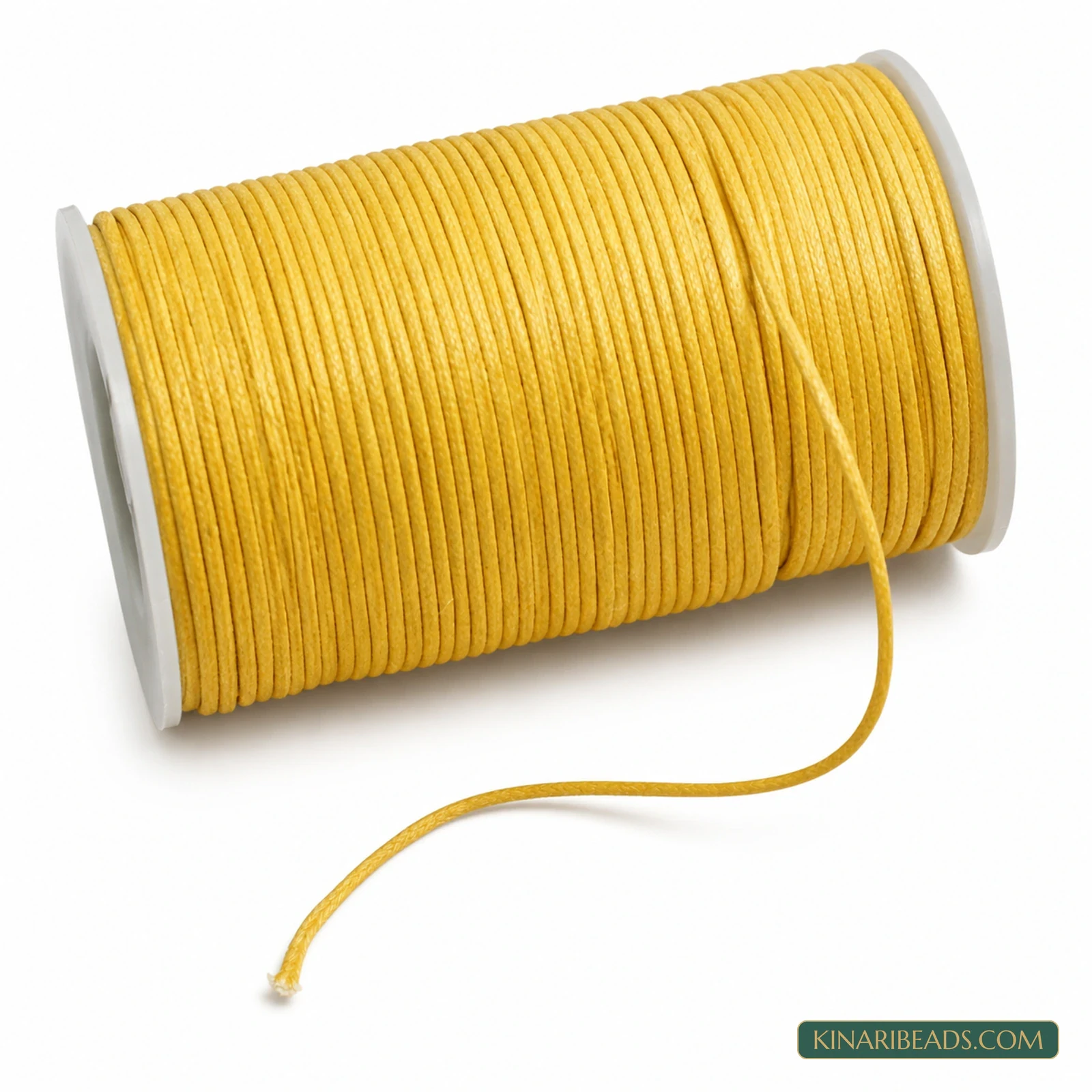 2mm Cotton Cord for Jewellery Making – 100m - Light Yellow colour