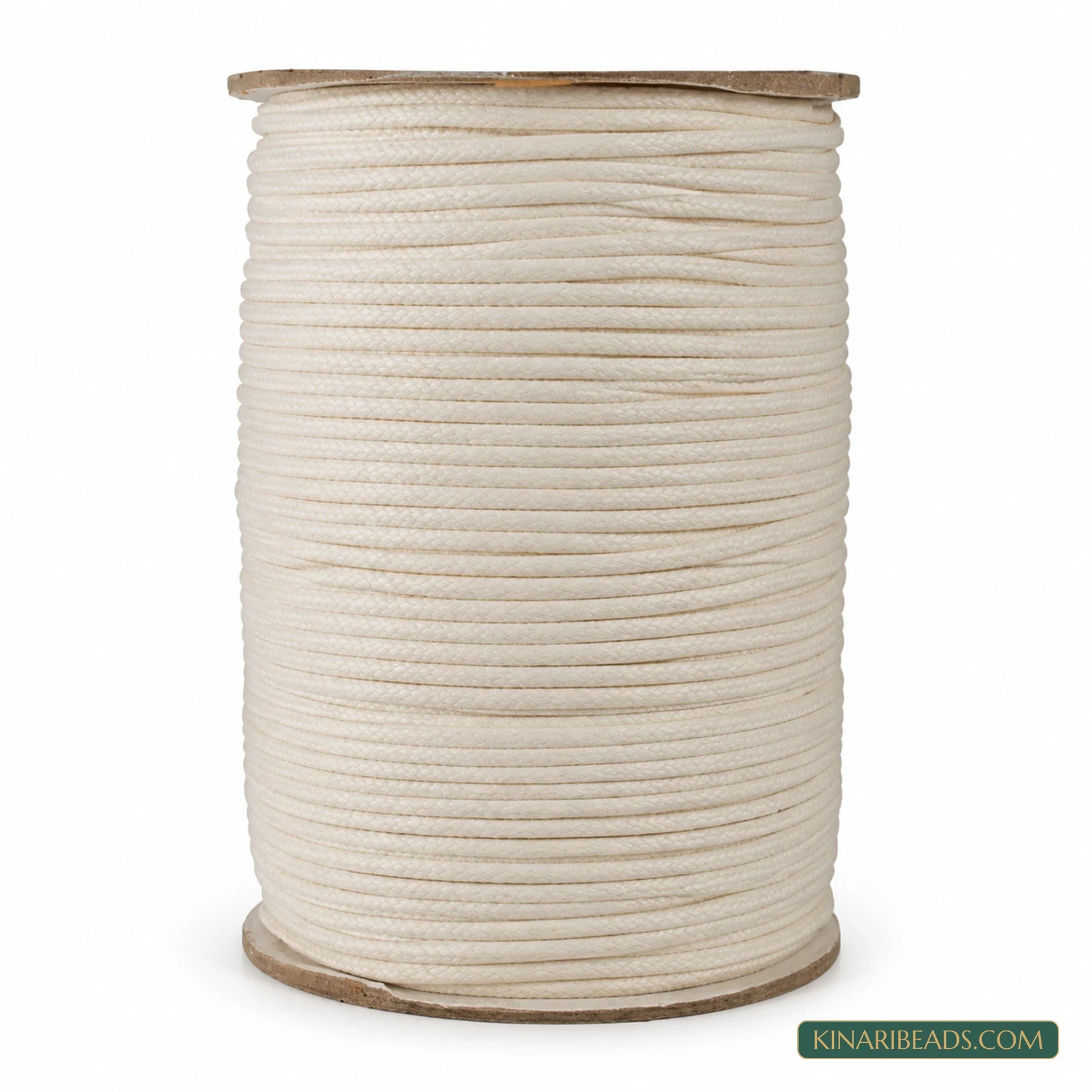 2mm Cotton Cord for Jewellery Making – 100m - Off White colour