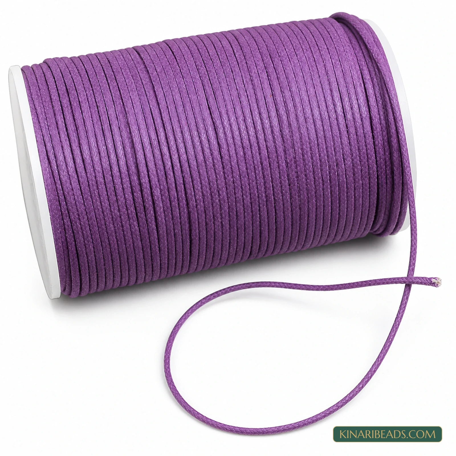 2mm Cotton Cord for Jewellery Making – 100m - Purple colour