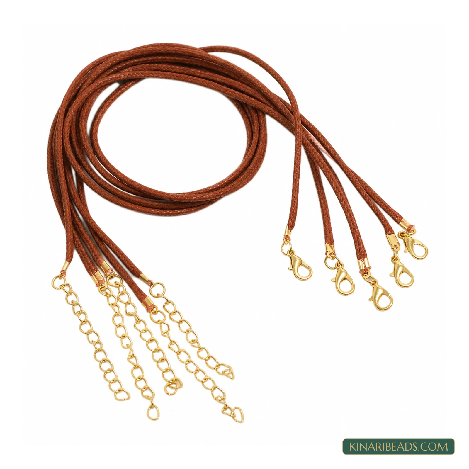 2mm Cotton Necklace Cord with Clasp – 5 or 25 Pack product image