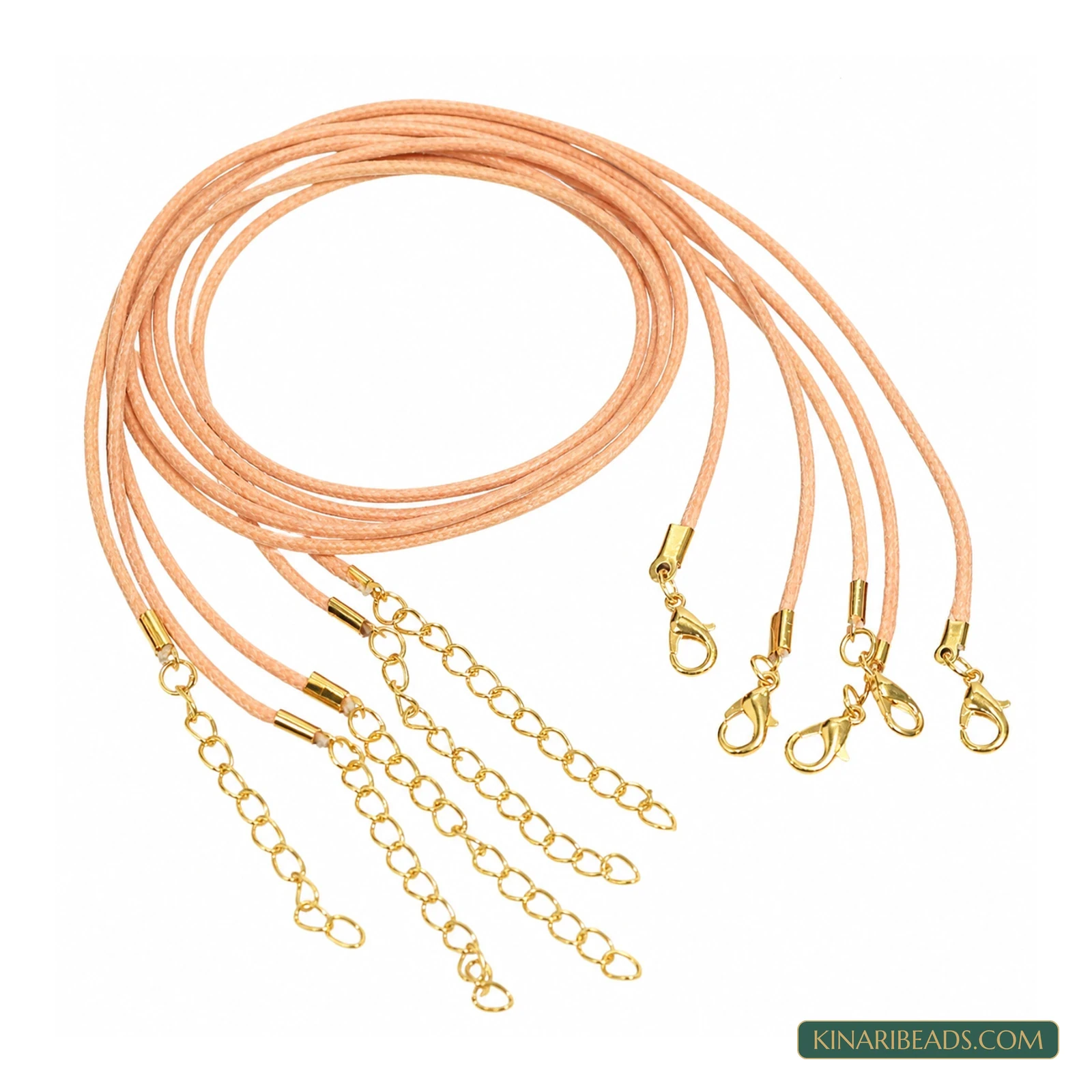 2mm Cotton Necklace Cord with Clasp – 5 or 25 Pack product image