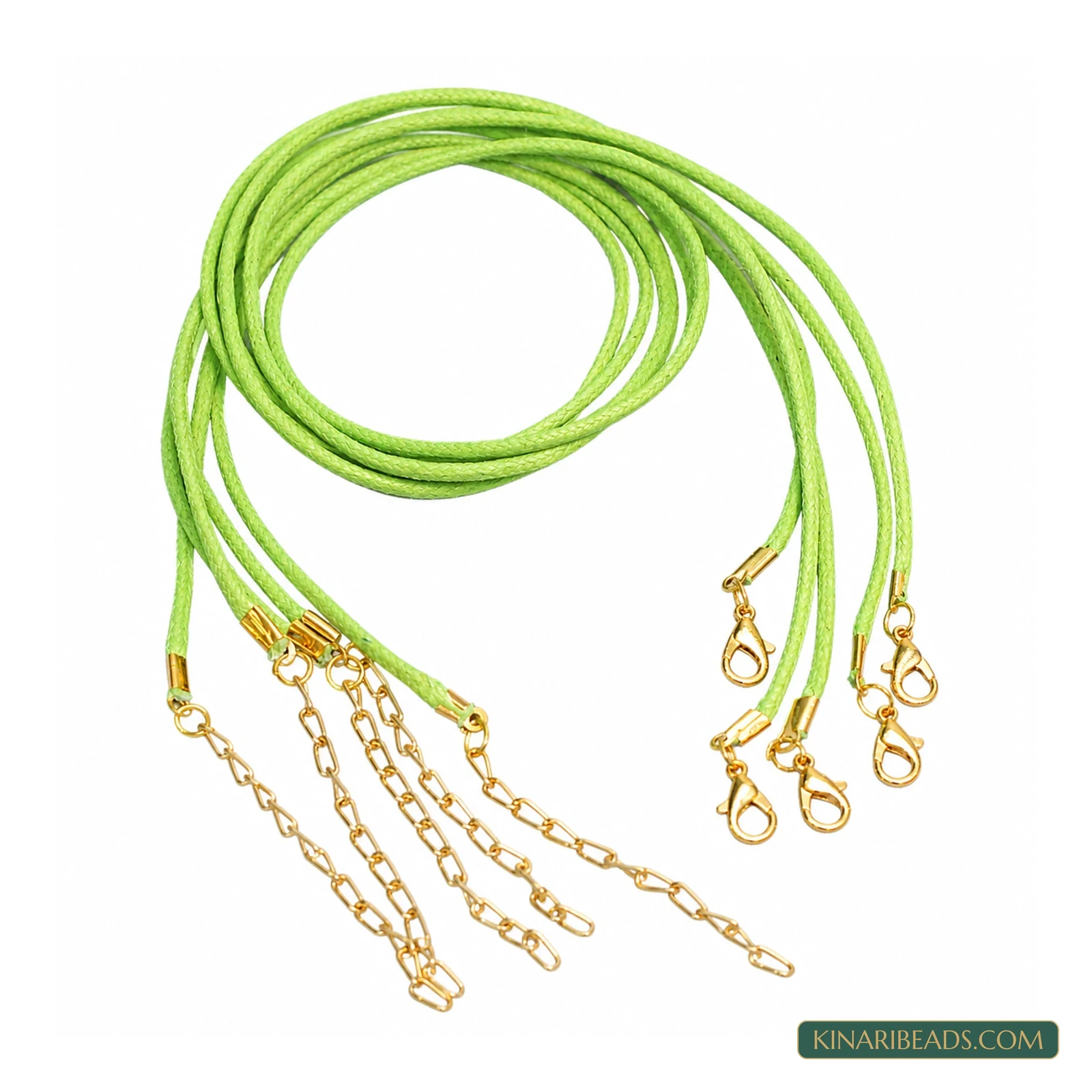 2mm Cotton Necklace Cord with Clasp – 5 or 25 Pack product image