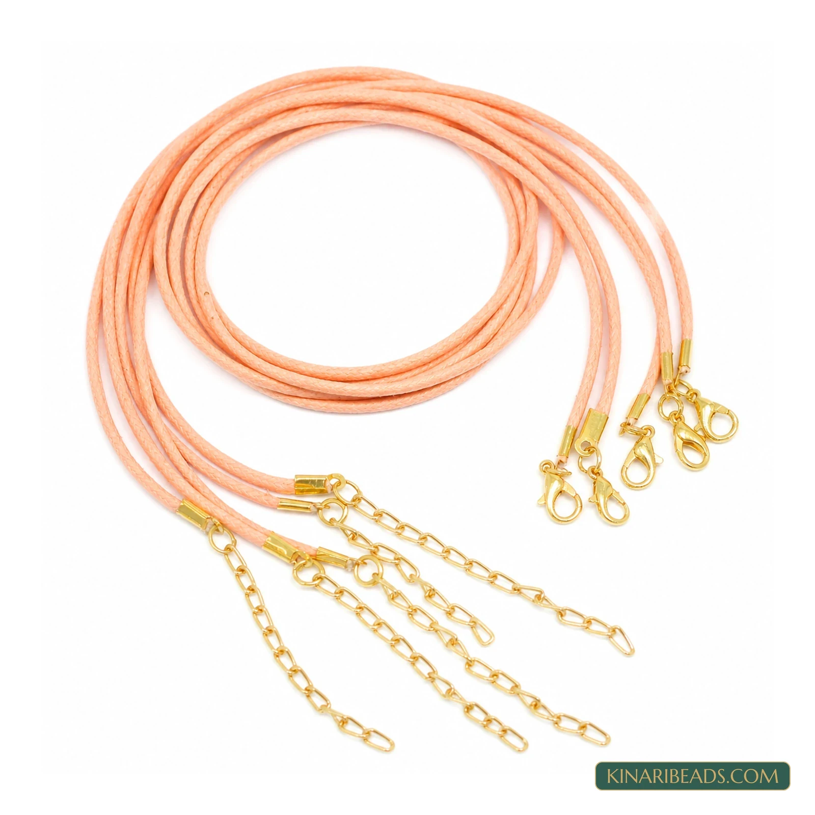 2mm Cotton Necklace Cord with Clasp – 5 or 25 Pack product image