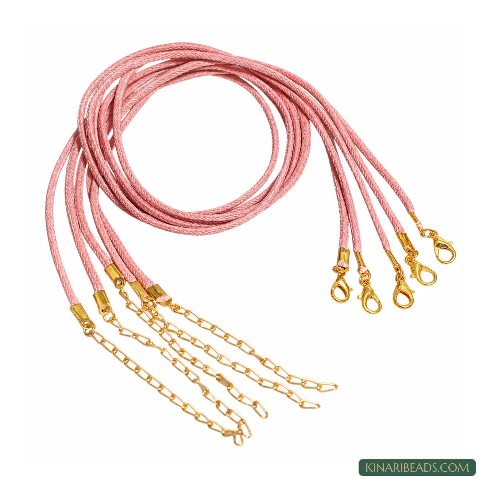 2mm Cotton Necklace Cord with Clasp – 5 or 25 Pack product image