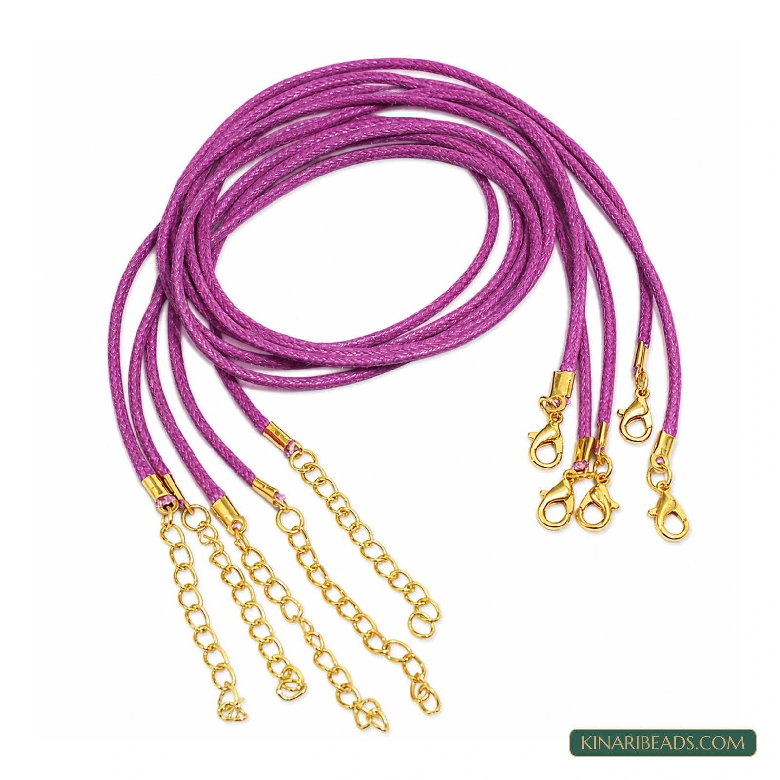 2mm Cotton Necklace Cord with Clasp – 5 or 25 Pack product image