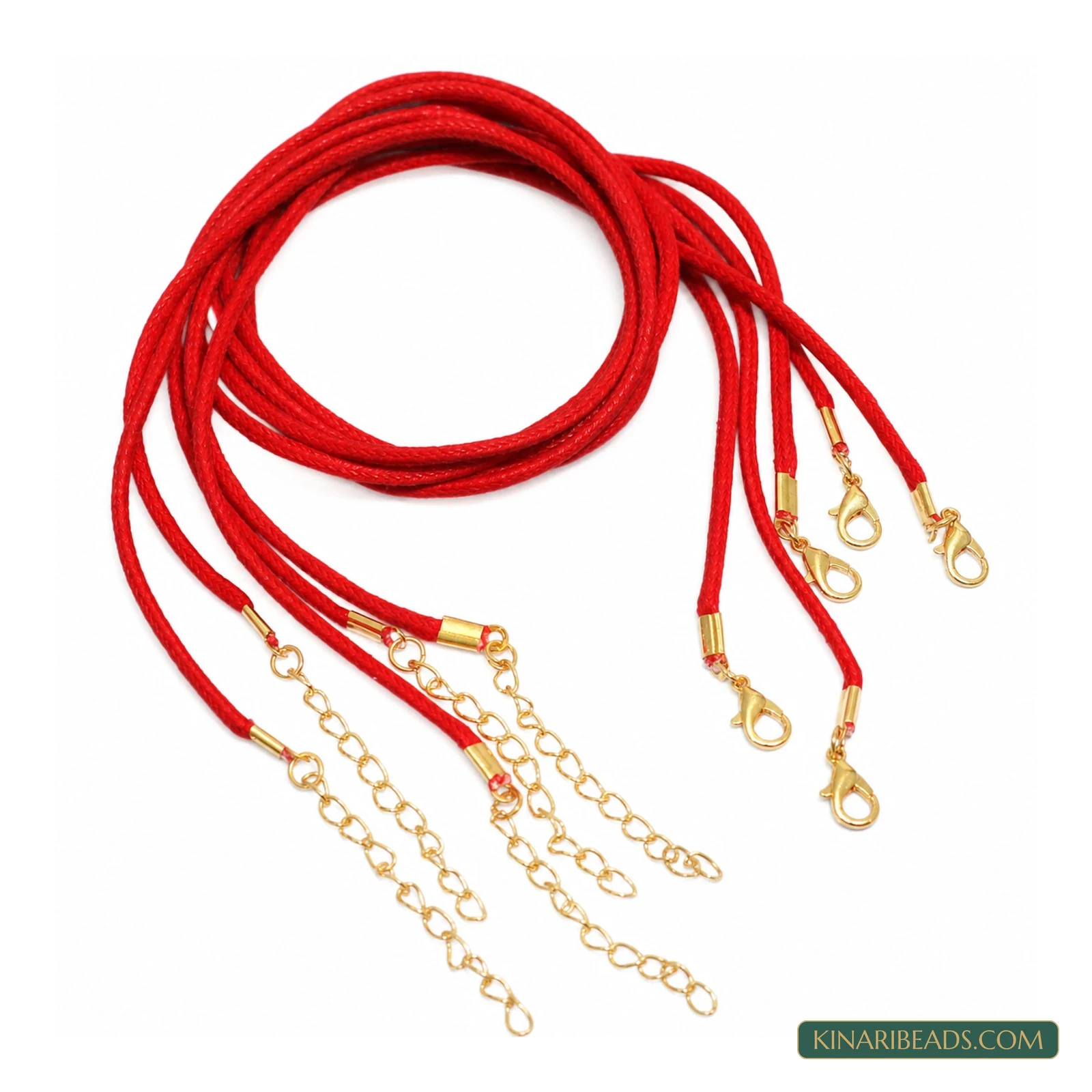 2mm Cotton Necklace Cord with Clasp – 5 or 25 Pack product image