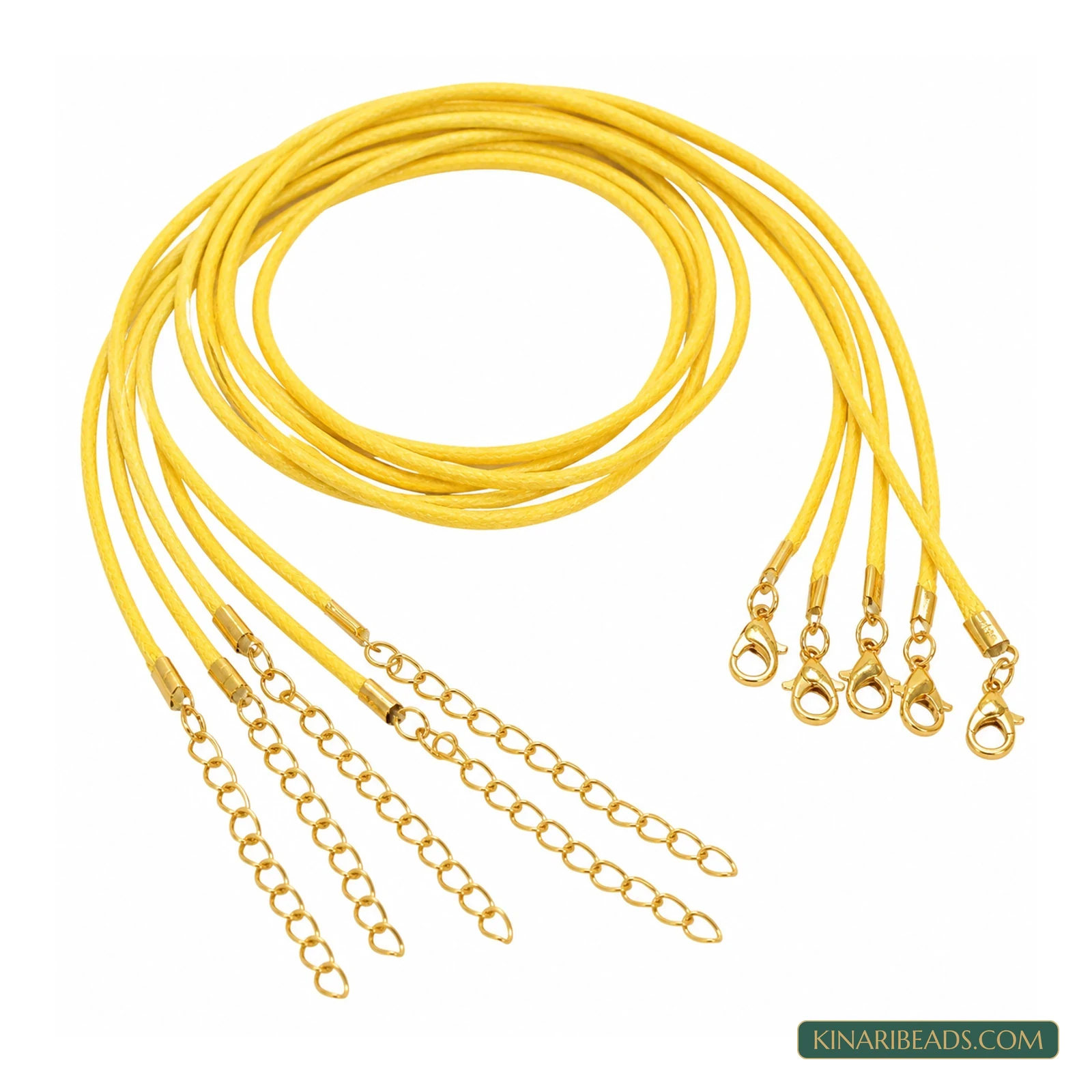 2mm Cotton Necklace Cord with Clasp – 5 or 25 Pack product image