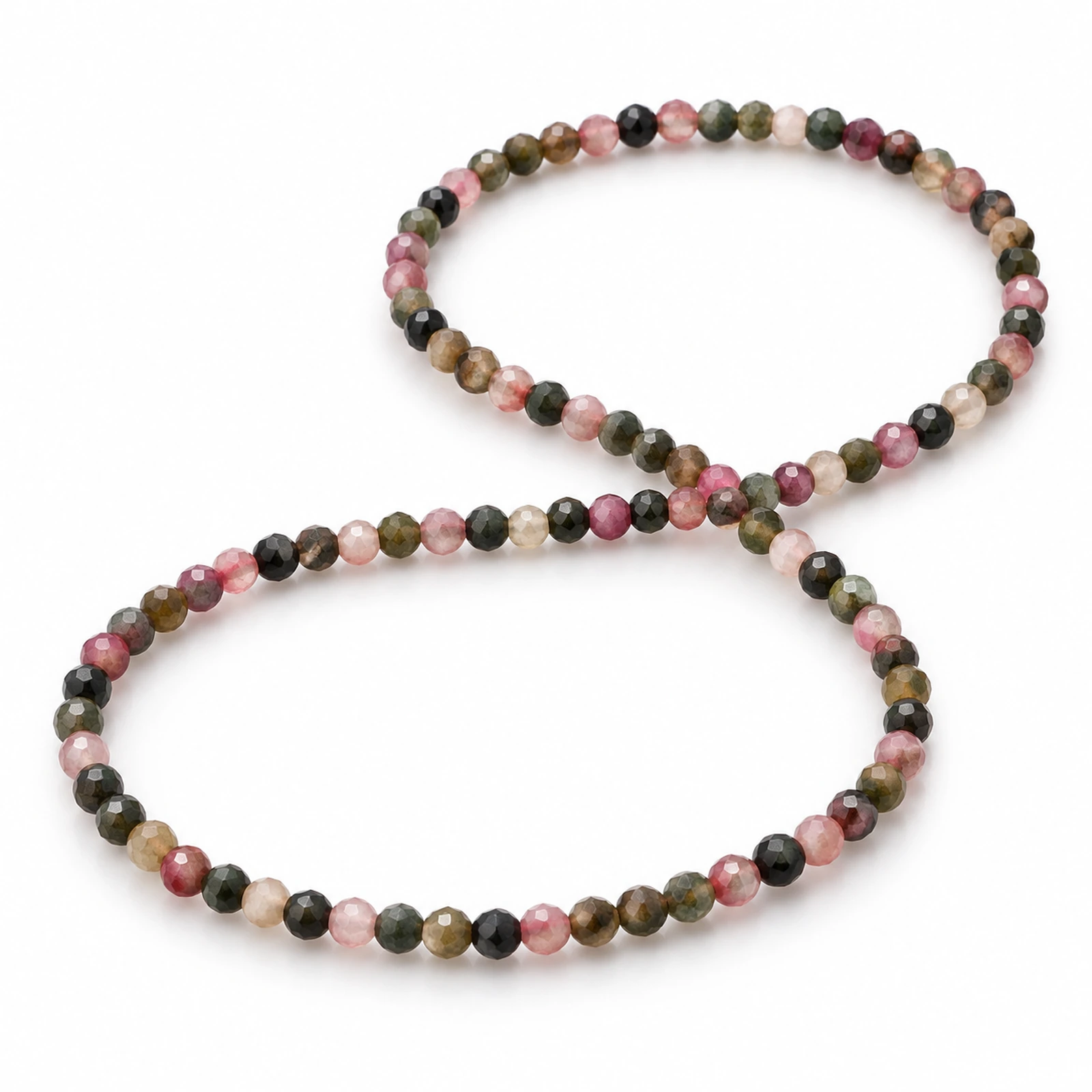 2mm Mixed Natural Gemstone Micro-Faceted Beads