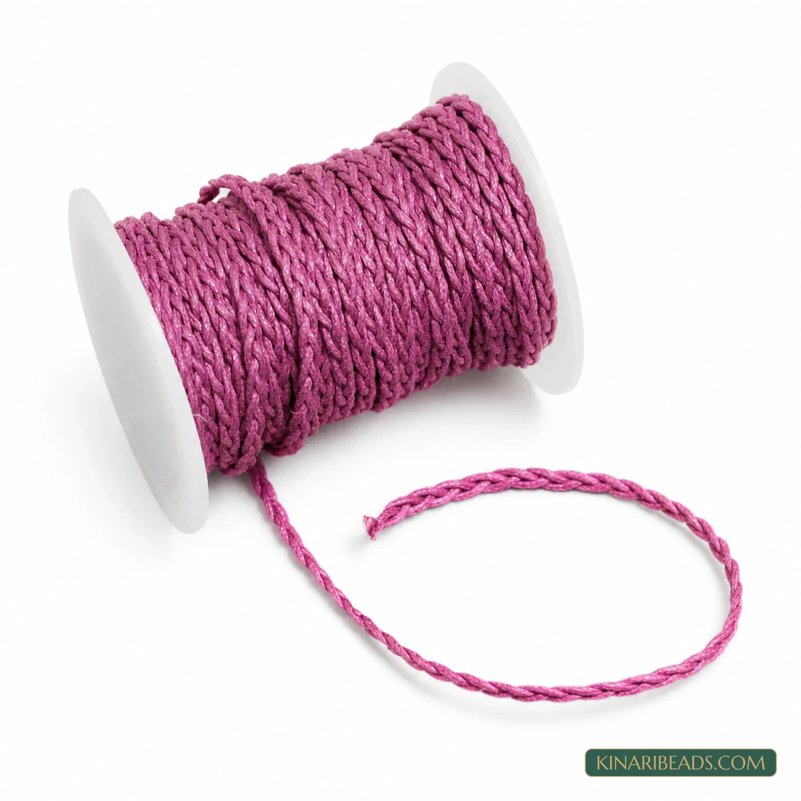 3-Ply Braided Cotton Rope Cord – 10m - Violet colour