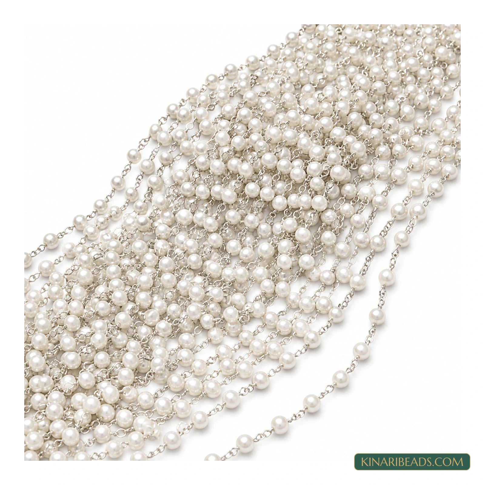 3mm Acrylic Pearl Craft Chain – 5m