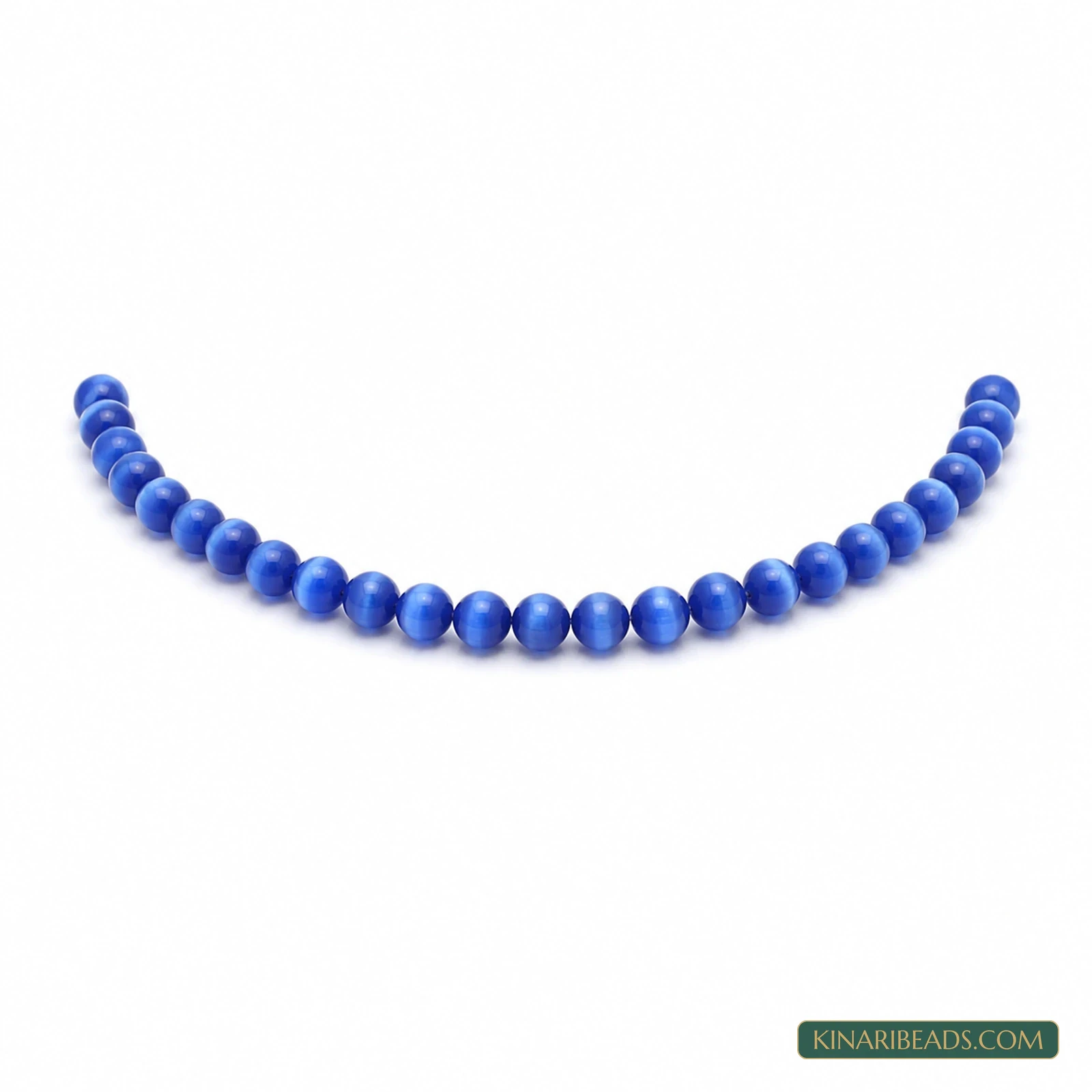 4mm Round Cat’s Eye Glass Beads – 1 String