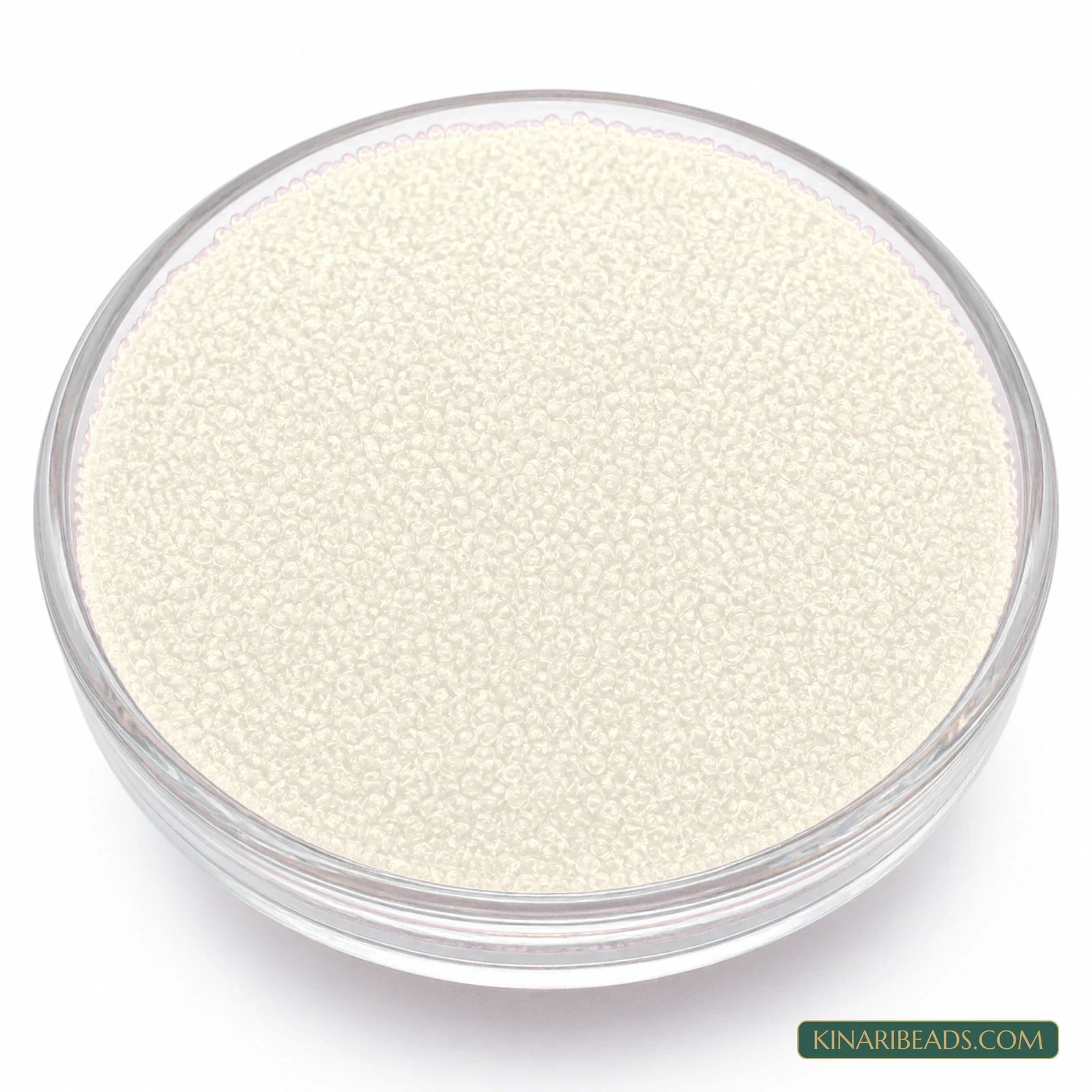 50 Gm Preciosa 11/0 Ceylon Czech Glass Seed Beads - Off White colour