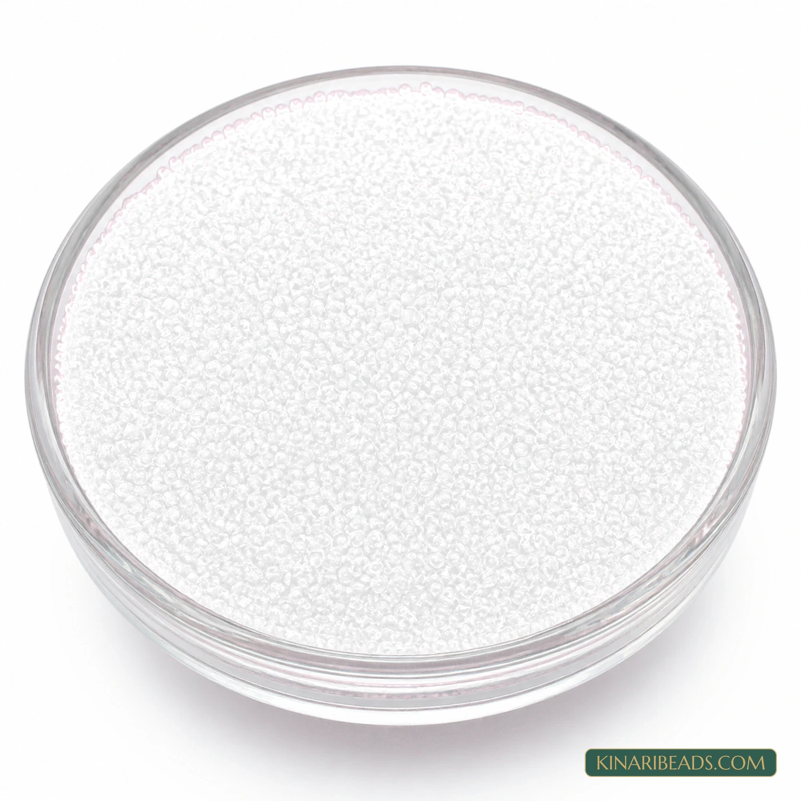 50 Gm Preciosa 11/0 Ceylon Czech Glass Seed Beads - White colour