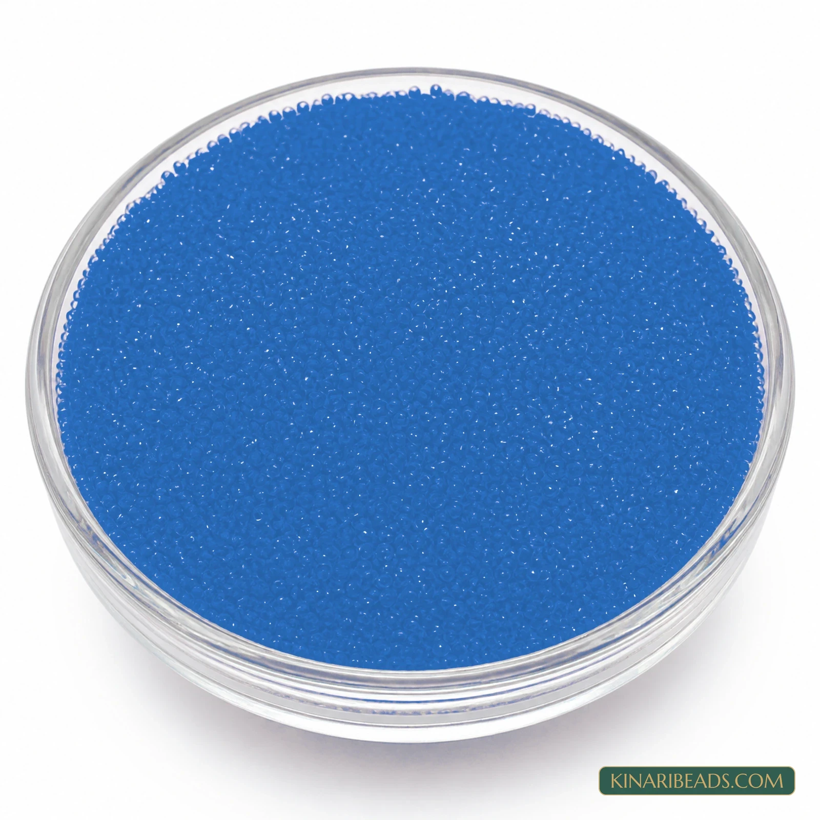 50 Gm Preciosa 11/0 Metallic Czech Glass Seed Beads - Blue colour