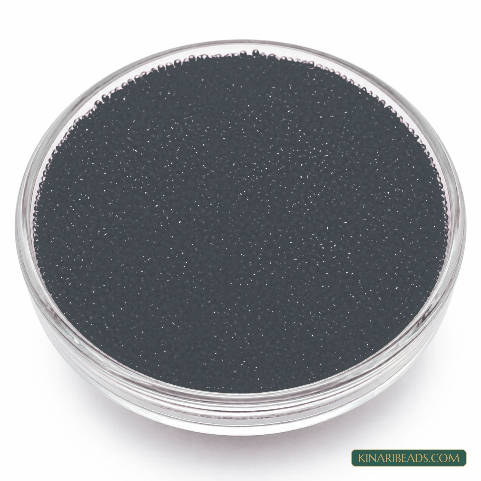 50 Gm Preciosa 11/0 Metallic Czech Glass Seed Beads - Gunmetal colour