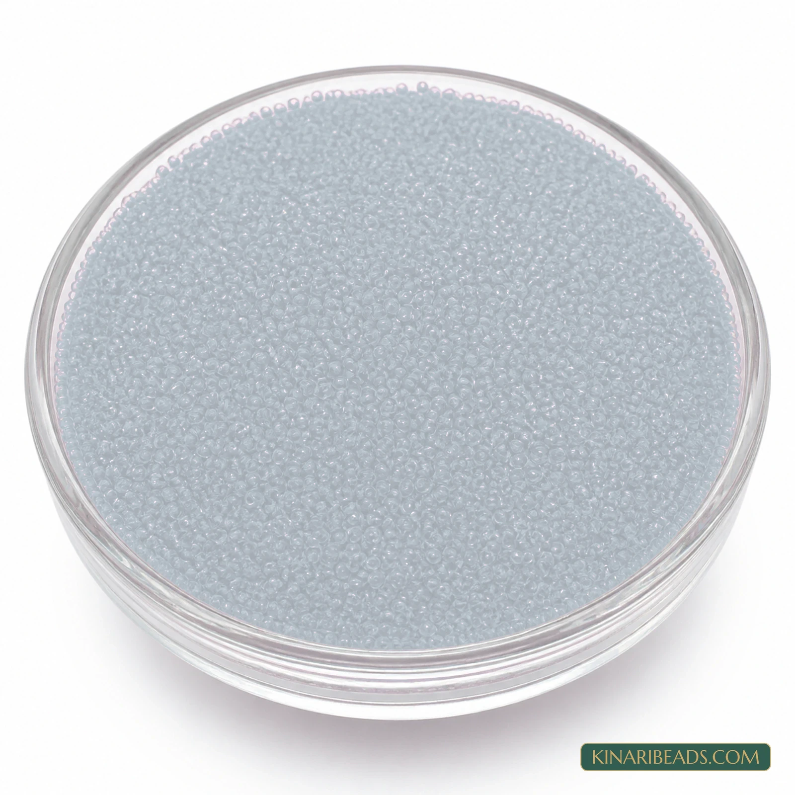 50 Gm Preciosa 11/0 Metallic Czech Glass Seed Beads - Silver colour