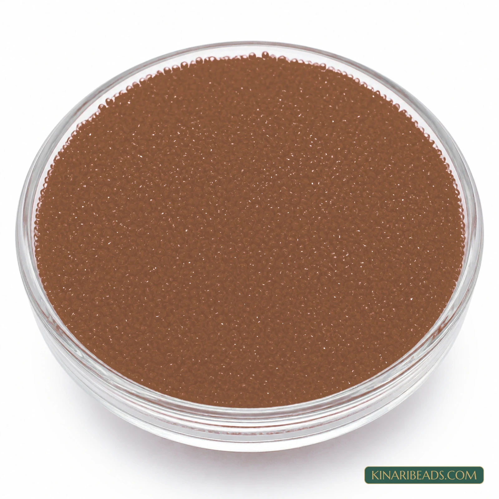50 Gm Preciosa 11/0 Opaque Czech Glass Seed Beads - Brown colour