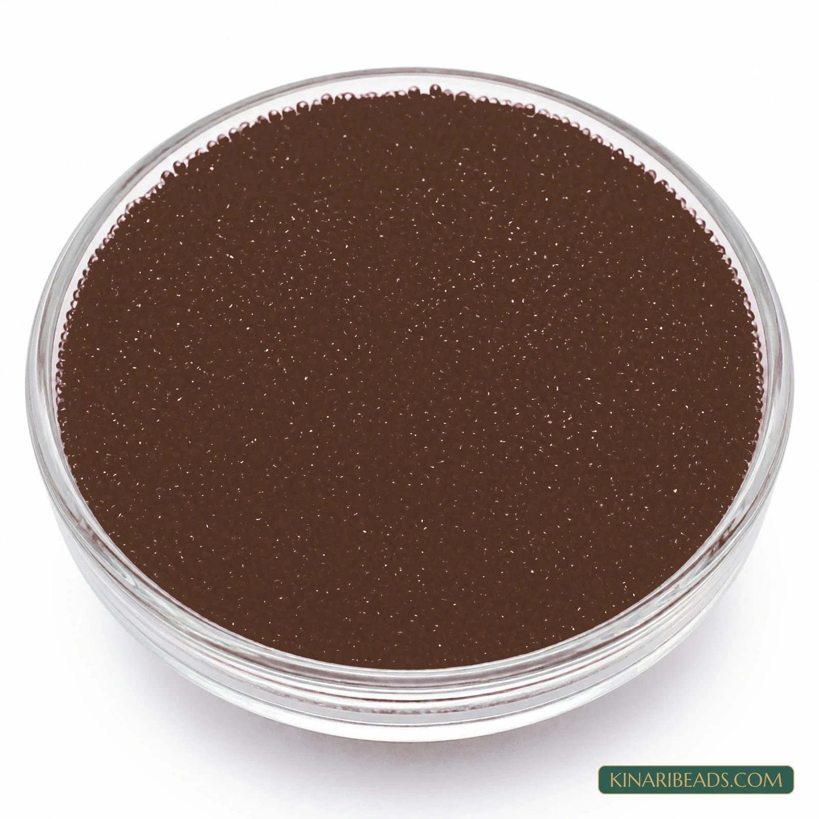 50 Gm Preciosa 11/0 Opaque Czech Glass Seed Beads - Dark Brown colour